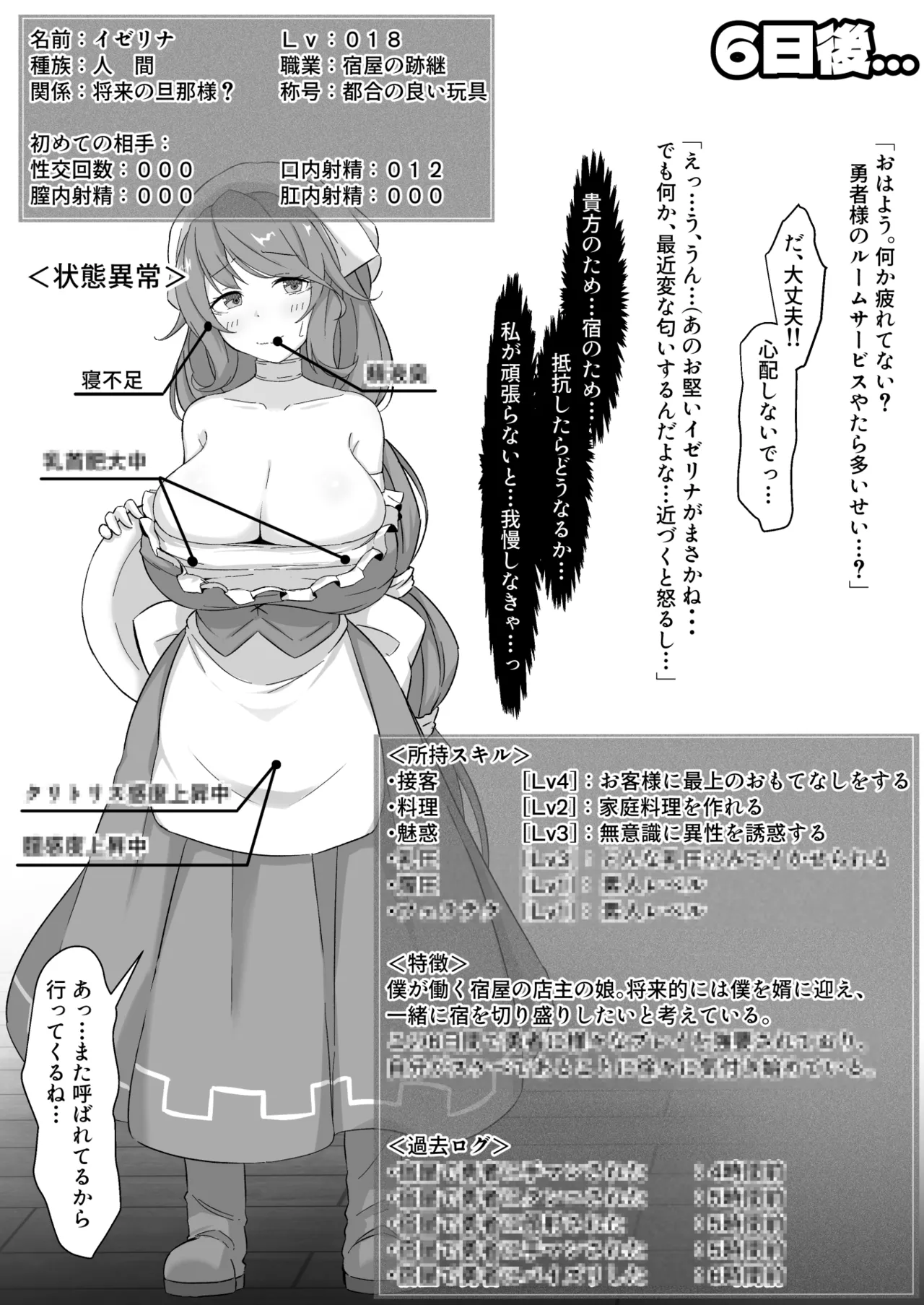 [ねちょすけ (しじみ)] NTR チ♡ポ INN ~大切な人たちのステータスが受精済みになっていた件~ 이미지 번호 35