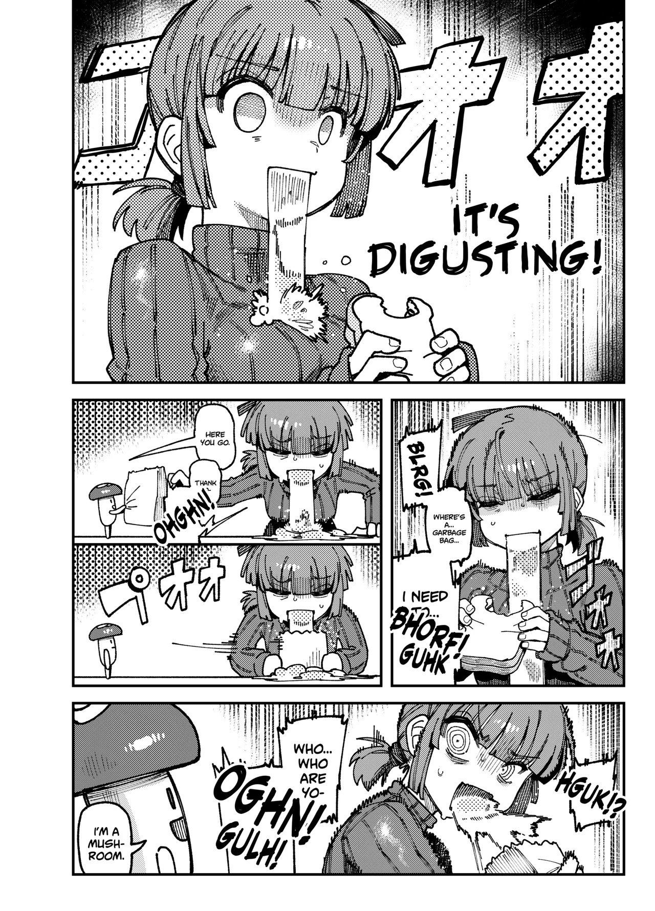 Hoshoku Shoujo (Karasu Chan)] Ie ga Shike Sugite Haete Kita Genkaku Yuuhatsu Kinoko wo Gosyoku Shite Hatsujyou Shita Ato no Are ya Kore [English] [Digital] изображение № 5