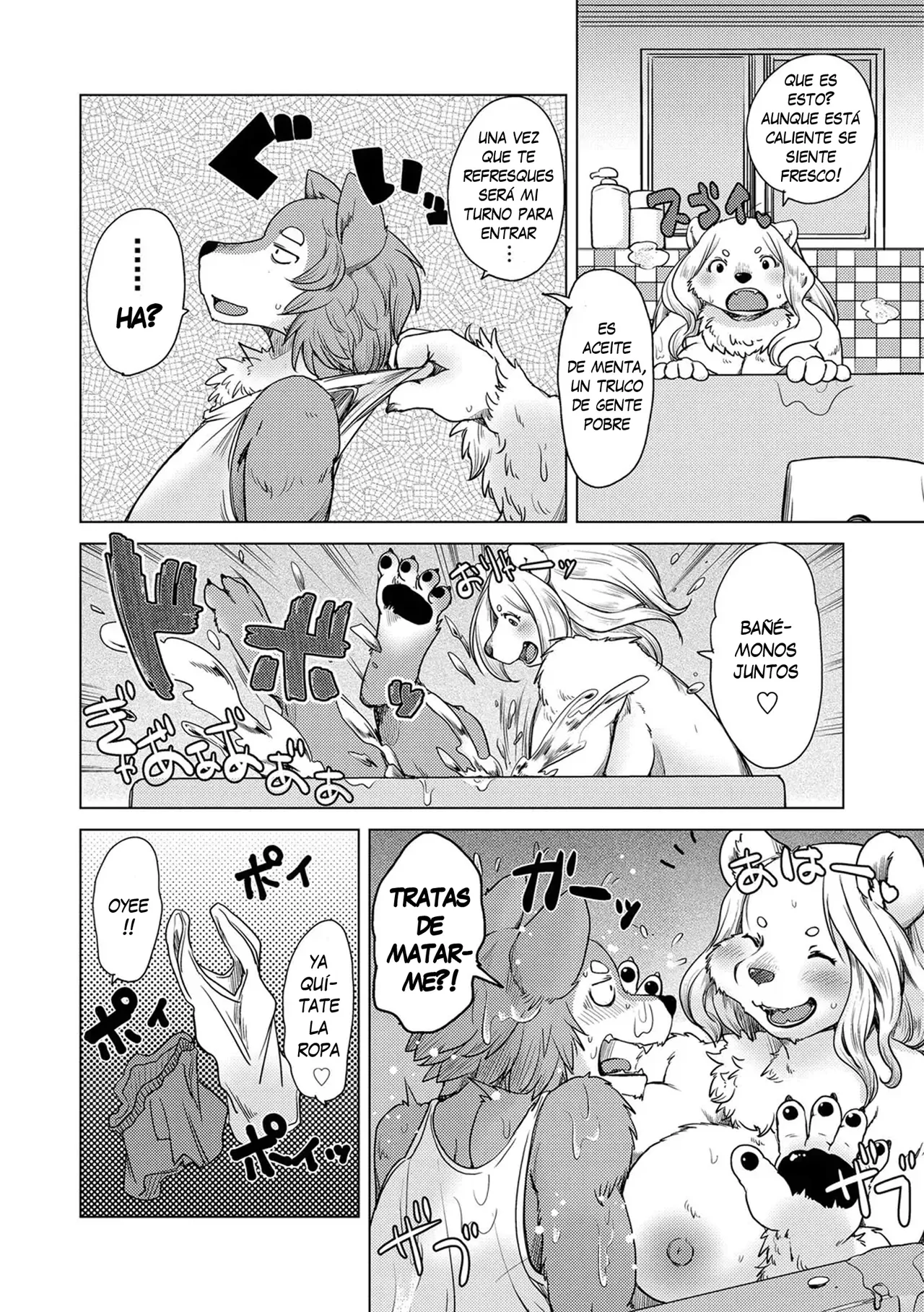 [Setouchi Kurage] Yumeutsutsu Nettaiya | Noche Calurosa de Ensueño (Juujin Apart Tokoharusou e Youkoso!) [Spanish] [Decensored][Harenchi no Fansub] numero di immagine  8