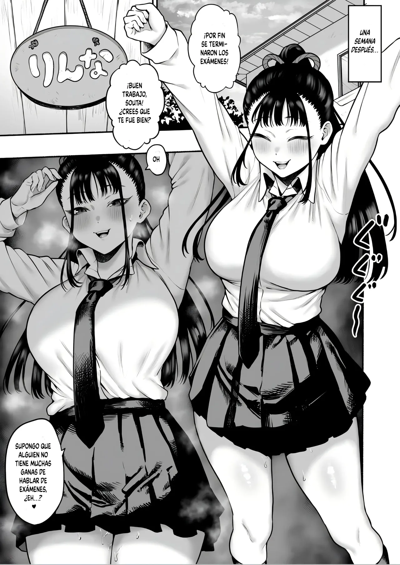 [Hitsuji_no_Udonya_(Inamimi)]_Kyonyuu_Osananajimi_Kanojo_ni_Yuuwaku_sarete_Icha_Love_Oho_Ecchi_suru_Hanashi sin censura imagen número 24