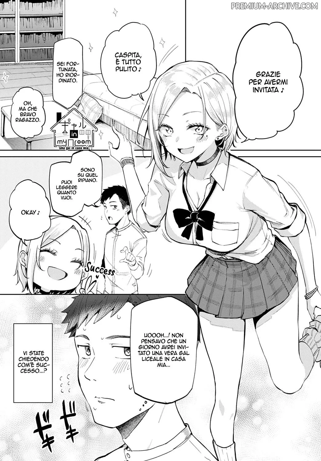 [Miyoshi] Gyaru in my room | Una gal in casa mia [Italian] image number 1