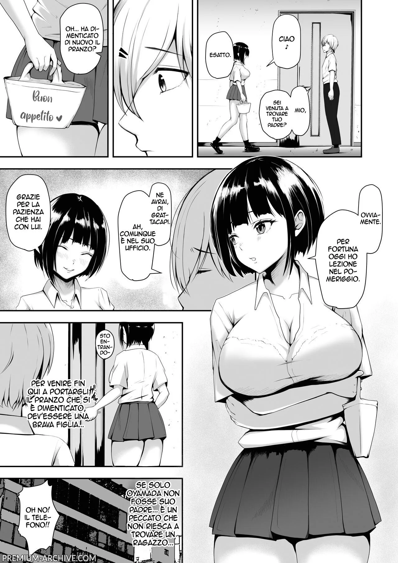 [Yamitsukihaguhagu (Kuware)] Share Manko ~Joushi no Musume ga Ochiru made~ | Vagina condivisa fino a far crollare la figlia del capo [Italian] 画像番号 5