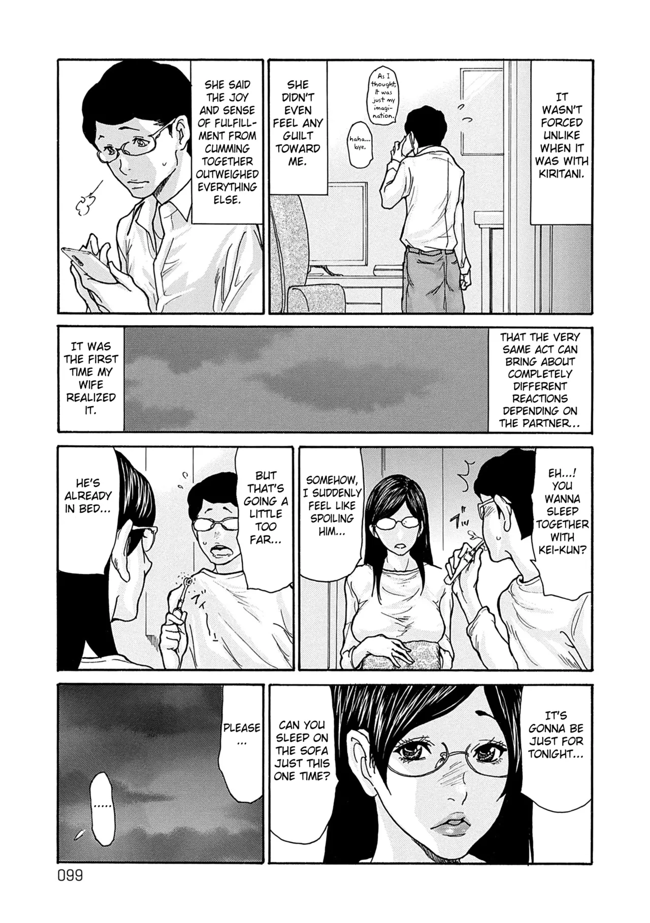 [Aoi Hitori] Shikkarimono no Tsuma ga Kinjo no Fushi ni Netorarete Kairaku Ochi Suru made chapter 1-4 [Digital] [English] [Fated Circle] 画像番号 98