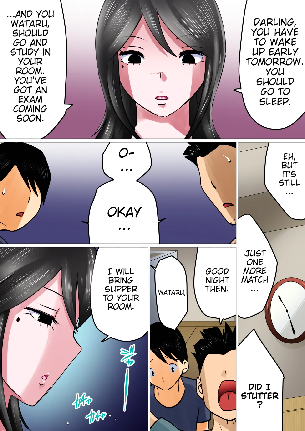 [Makoto Shiyaka] Bokushika Shiranai, Cool na Haha no Ura no Kao. | The Secret Face of My Cool Mother Only I Know. [English ] [Colorized] [Partially Uncensored] [Poranya] 图片编号 24