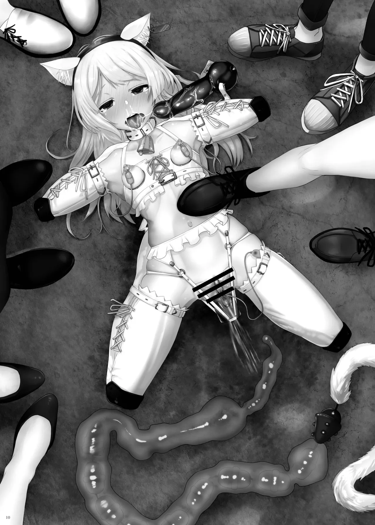 [Fukashigi (Tamasawa Tsubura, Namiki Kojiro)] Koneko to Oujo to Yonin no Majo 2 Double Fist & Muchi Zeme Hen (Kantai Collection -KanColle-) | 幼猫与王女与四位魔女2 双拳&鞭刑篇 [Digital] [Chinese] [Bismuth个人汉化] image number 11