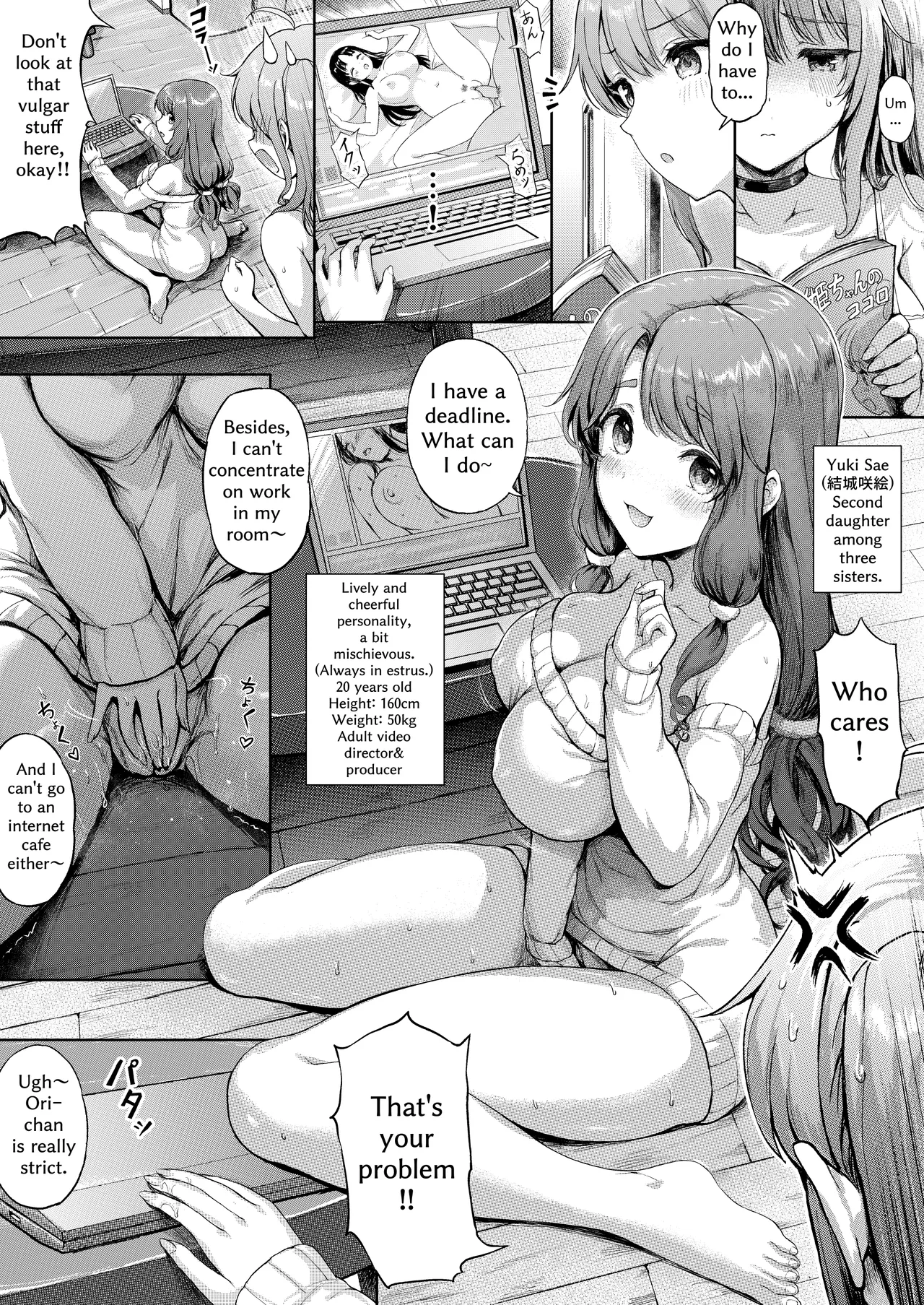 [Sayika] Sanshimai no -Nichijou Seikatsu- Ep.1 ~Igai na Deai~ [English] [Decensored] numero di immagine  2