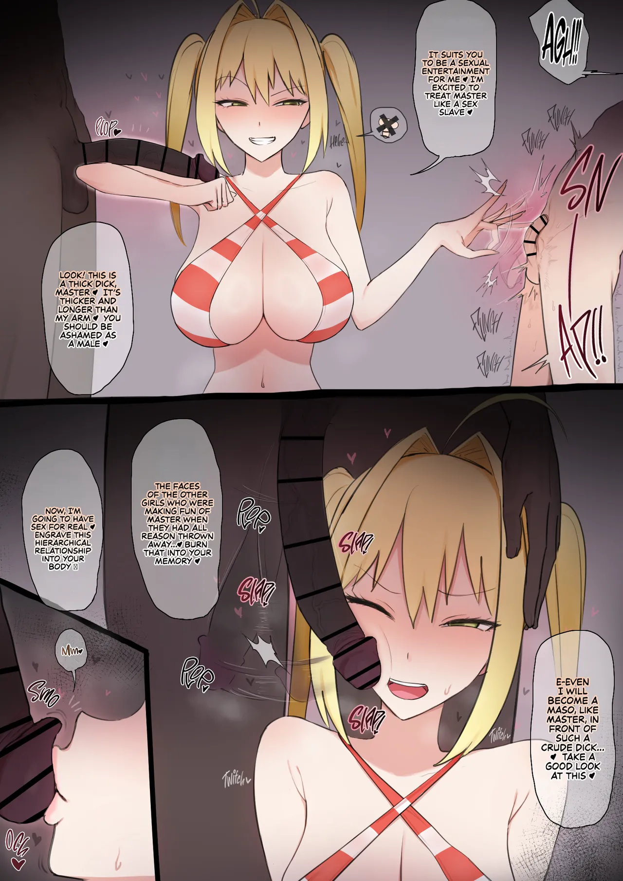 [Giga] Nero x BBC Uwaki H Misetsuke | Nero × BBC Cheating H Show-off (Fate/Grand Order) numero di immagine  3