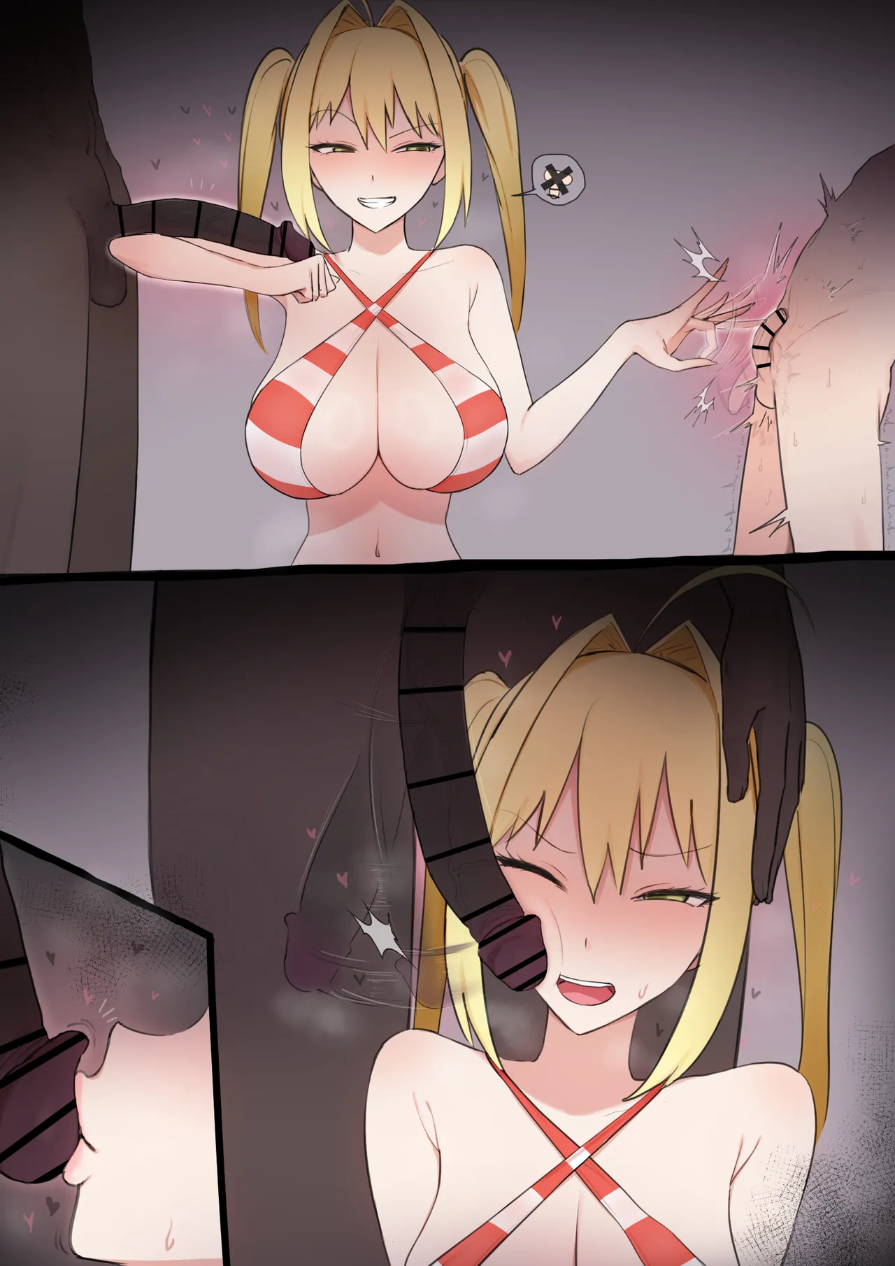 [Giga] Nero x BBC Uwaki H Misetsuke | Nero × BBC Cheating H Show-off (Fate/Grand Order) numero di immagine  8