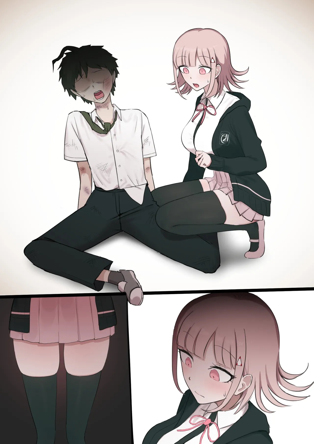 [Giga] Mahiru x Nanami BBC part 1 + Nanami x Mahiru BBC 2 + Nanami ×BBC 3 (Danganronpa 2) 图片编号 21
