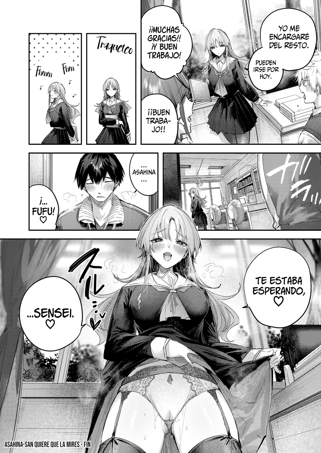 [kakao] Asahina-san wa Mite Hoshii - Watch me, sensei || Asahina-san quiere que la mires - Mírame, Sensei. (COMIC Kairakuten BEAST 2025-11) [Spanish] [SSR Translations] [Digital] 图片编号 18