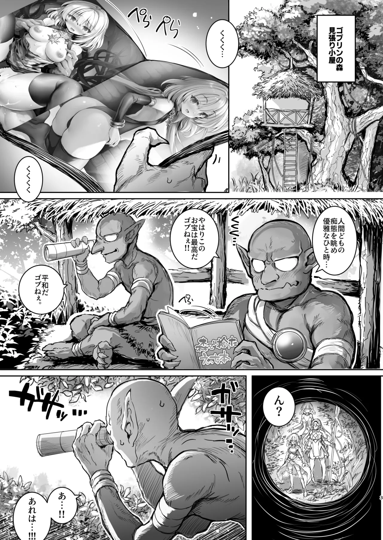 [Type-3 (Aoiro 3-gou)] Mori no jyouou Tuan sama wo goburu hon (DL Version) 画像番号 3