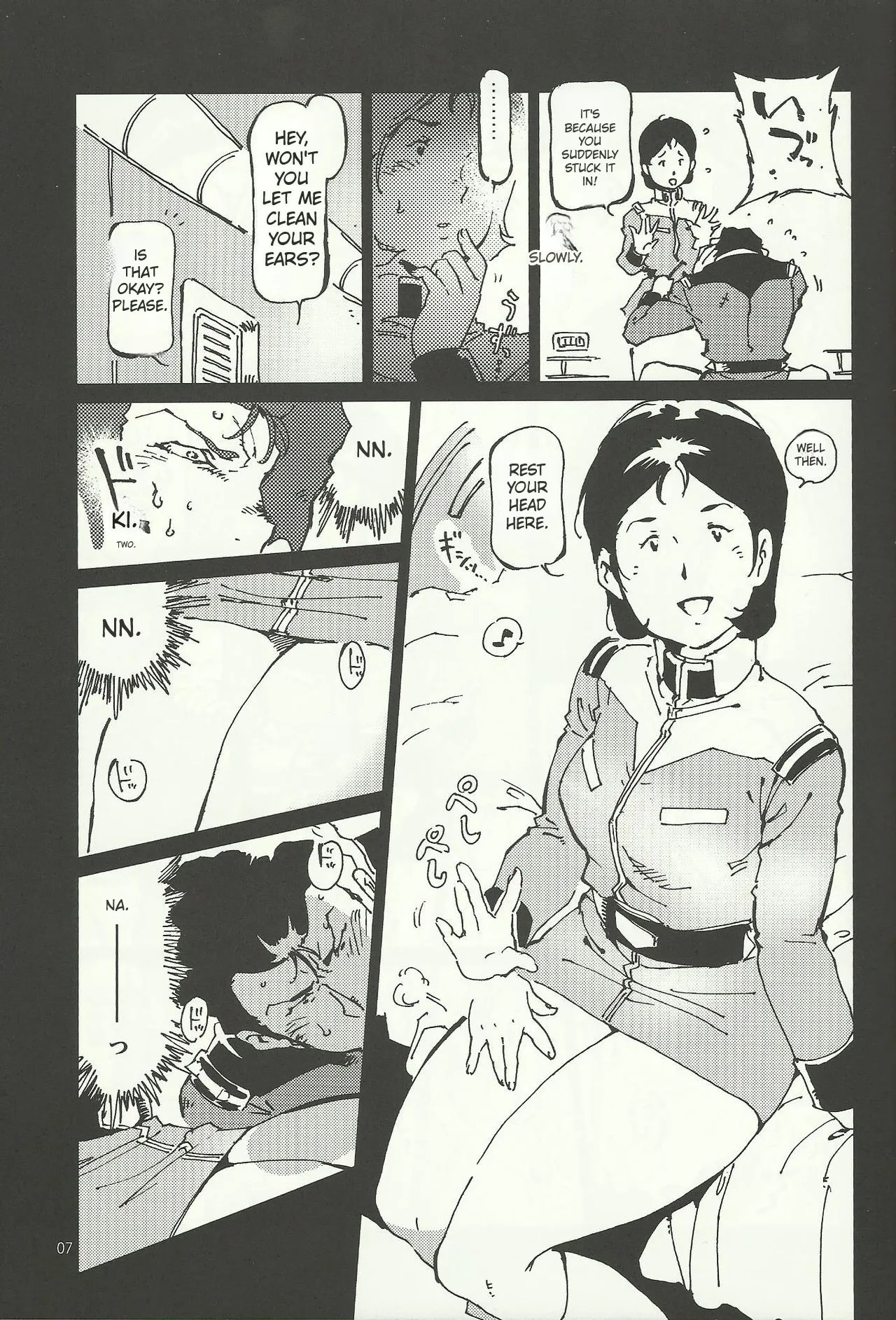(C84) [Hougakuya (Namboku)] Mirai no Mimikaki (Mobile Suit Gundam) [English] image number 6