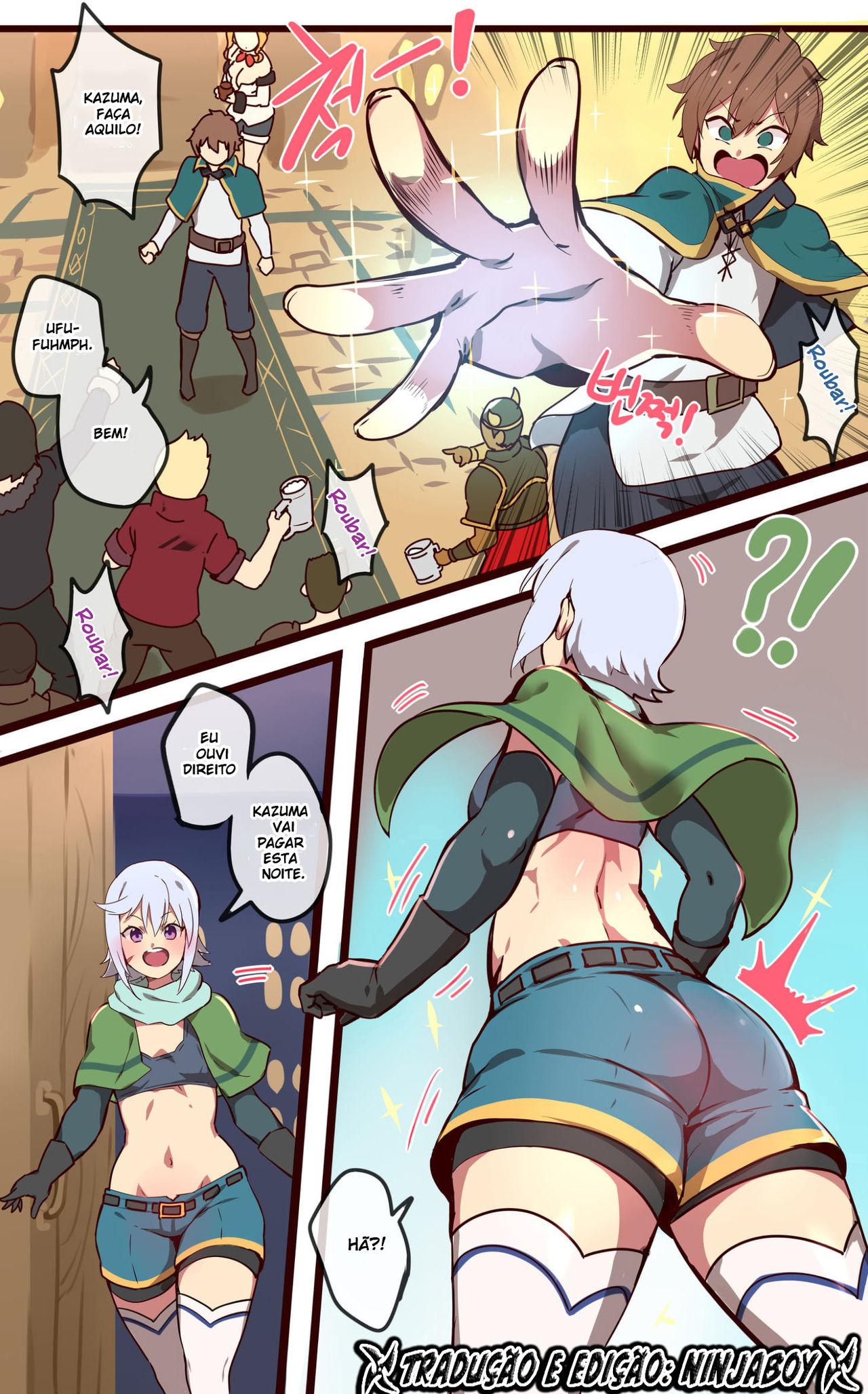 [ooyun] Kono Subarashii Sekai ni Syukufuku o! (Kono Subarashii Sekai ni Syukufuku o!) [Portuguese-BR] [Ninjaboy] numero di immagine  2