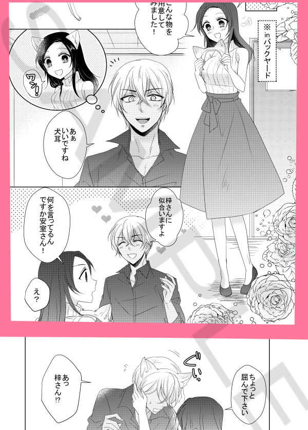 (Himitsu no Ura Kagyou 9) [Fujitomomo (Aoi)] Oukami nante Kowakunai!? (Meitantei Conan) [Sample] image number 4