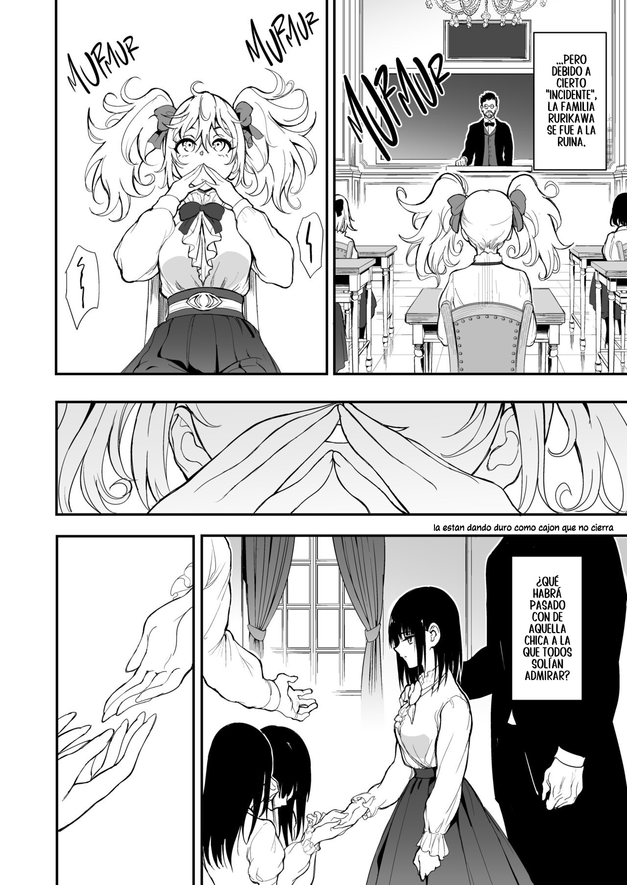 [Kyockchokyock (Kyockcho)] Maid Kyouiku. 8 -Botsuraku Kizoku Rurikawa Tsubaki-｜Educación de una Maid. 8 -La Noble Caída, Rurikawa Tsubaki- [Spanish] [New Scan Doujin] [Digital] image number 3