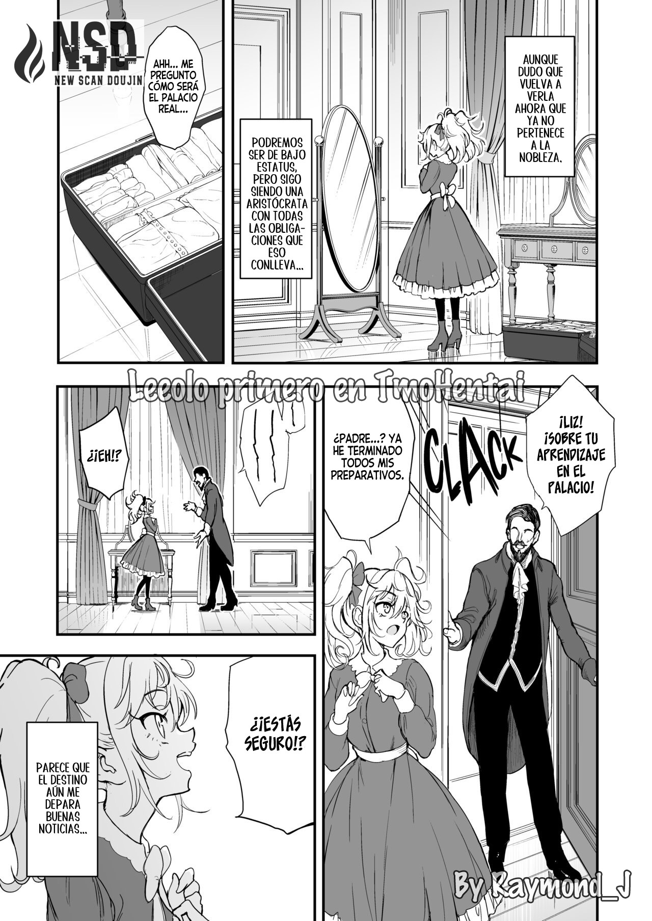 [Kyockchokyock (Kyockcho)] Maid Kyouiku. 8 -Botsuraku Kizoku Rurikawa Tsubaki-｜Educación de una Maid. 8 -La Noble Caída, Rurikawa Tsubaki- [Spanish] [New Scan Doujin] [Digital] image number 4