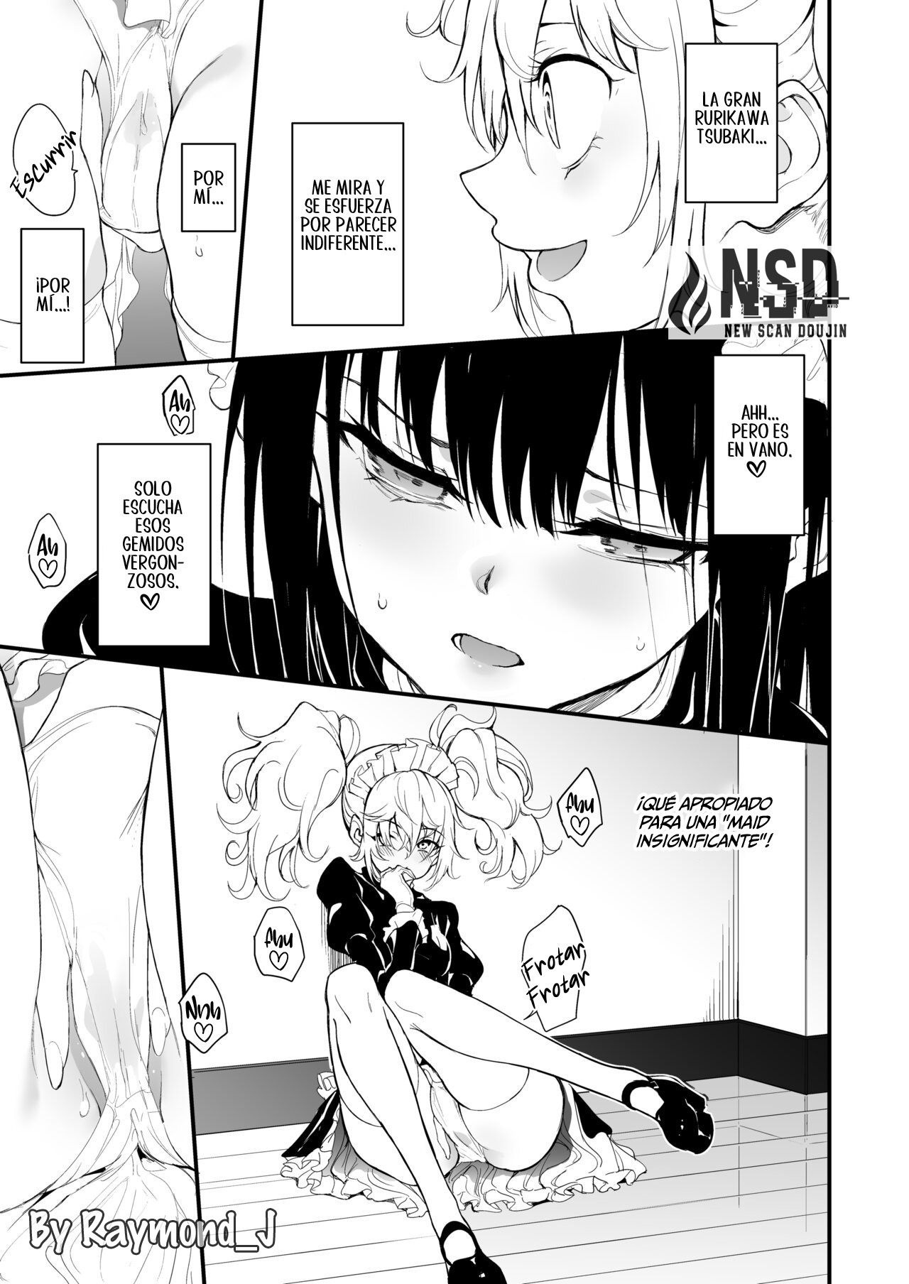 [Kyockchokyock (Kyockcho)] Maid Kyouiku. 8 -Botsuraku Kizoku Rurikawa Tsubaki-｜Educación de una Maid. 8 -La Noble Caída, Rurikawa Tsubaki- [Spanish] [New Scan Doujin] [Digital] image number 24