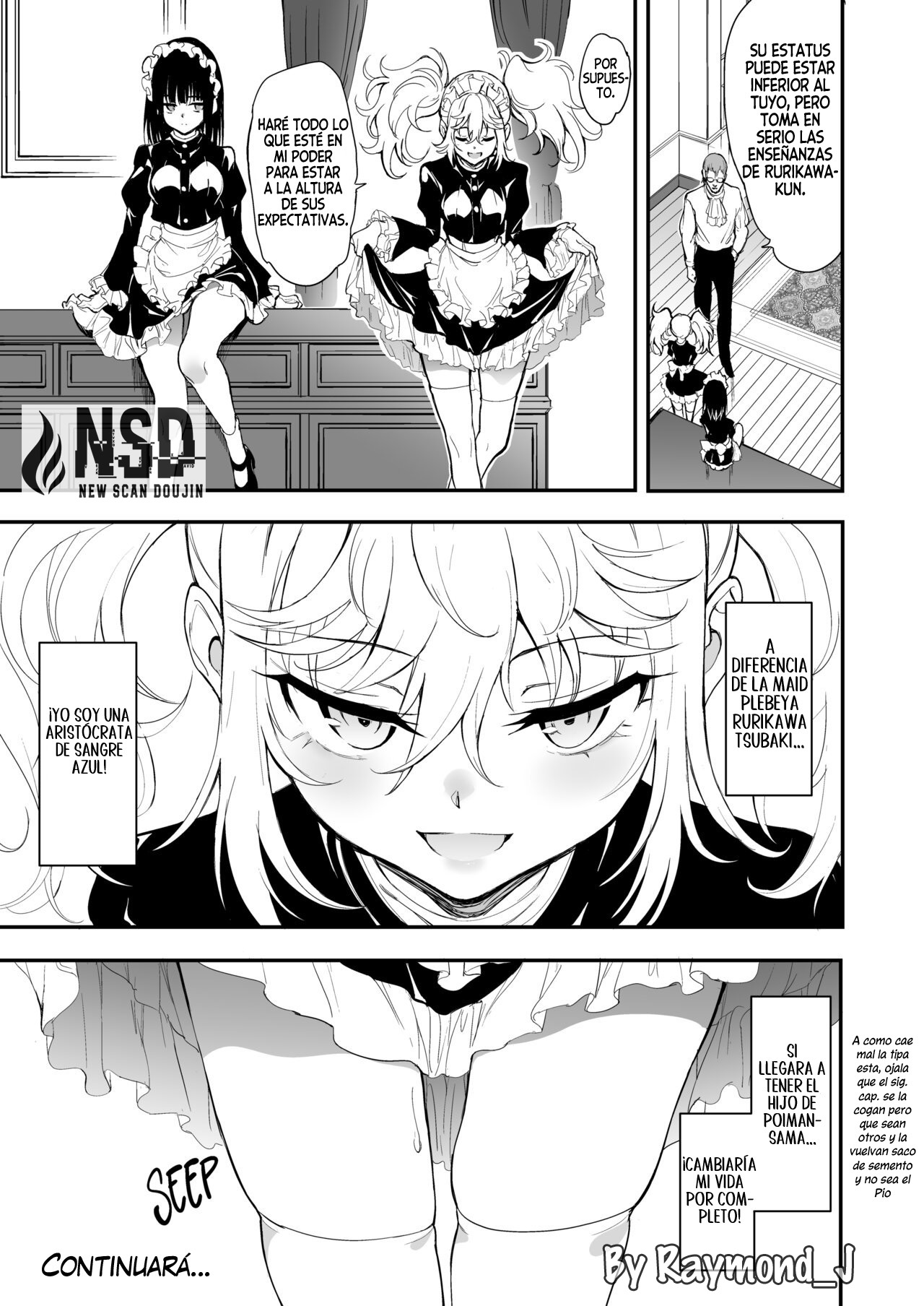 [Kyockchokyock (Kyockcho)] Maid Kyouiku. 8 -Botsuraku Kizoku Rurikawa Tsubaki-｜Educación de una Maid. 8 -La Noble Caída, Rurikawa Tsubaki- [Spanish] [New Scan Doujin] [Digital] image number 28