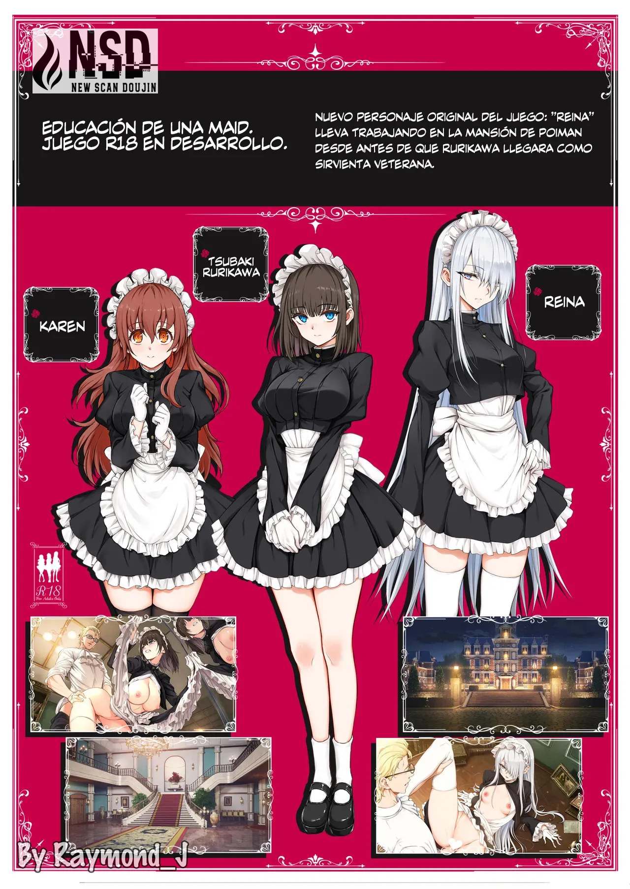 [Kyockchokyock (Kyockcho)] Maid Kyouiku. 8 -Botsuraku Kizoku Rurikawa Tsubaki-｜Educación de una Maid. 8 -La Noble Caída, Rurikawa Tsubaki- [Spanish] [New Scan Doujin] [Digital] image number 31