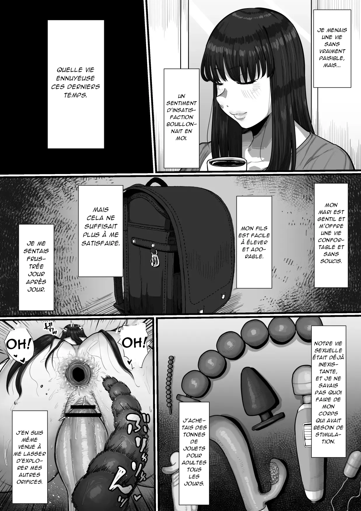 [Ebi no Implant (Shrimp Cake)] Journal intime d'une femme de 35 ans, jouissant grâce à l'énorme pénis d'une futanari, puis divorçant [French][Akroda] 이미지 번호 4