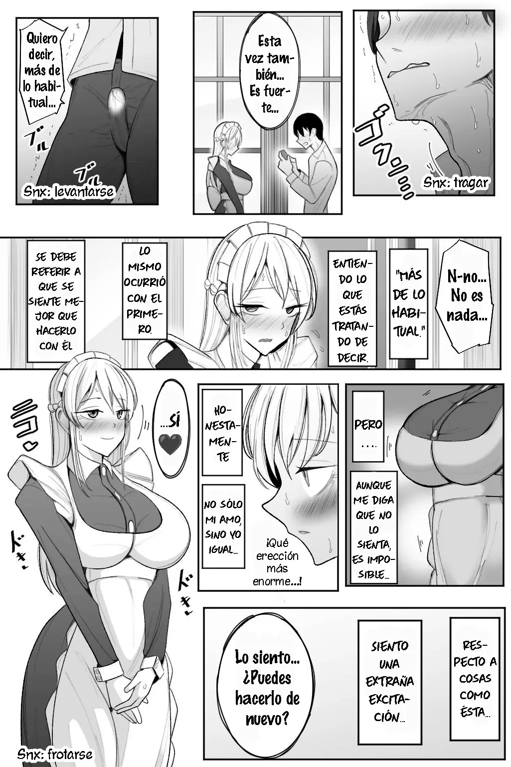 [Bekkou Kansoku] Boku no Maid no Netorase Douga｜El Video Netorase de Mi Criada [Spanish] [La Legión Fantasma] 이미지 번호 28