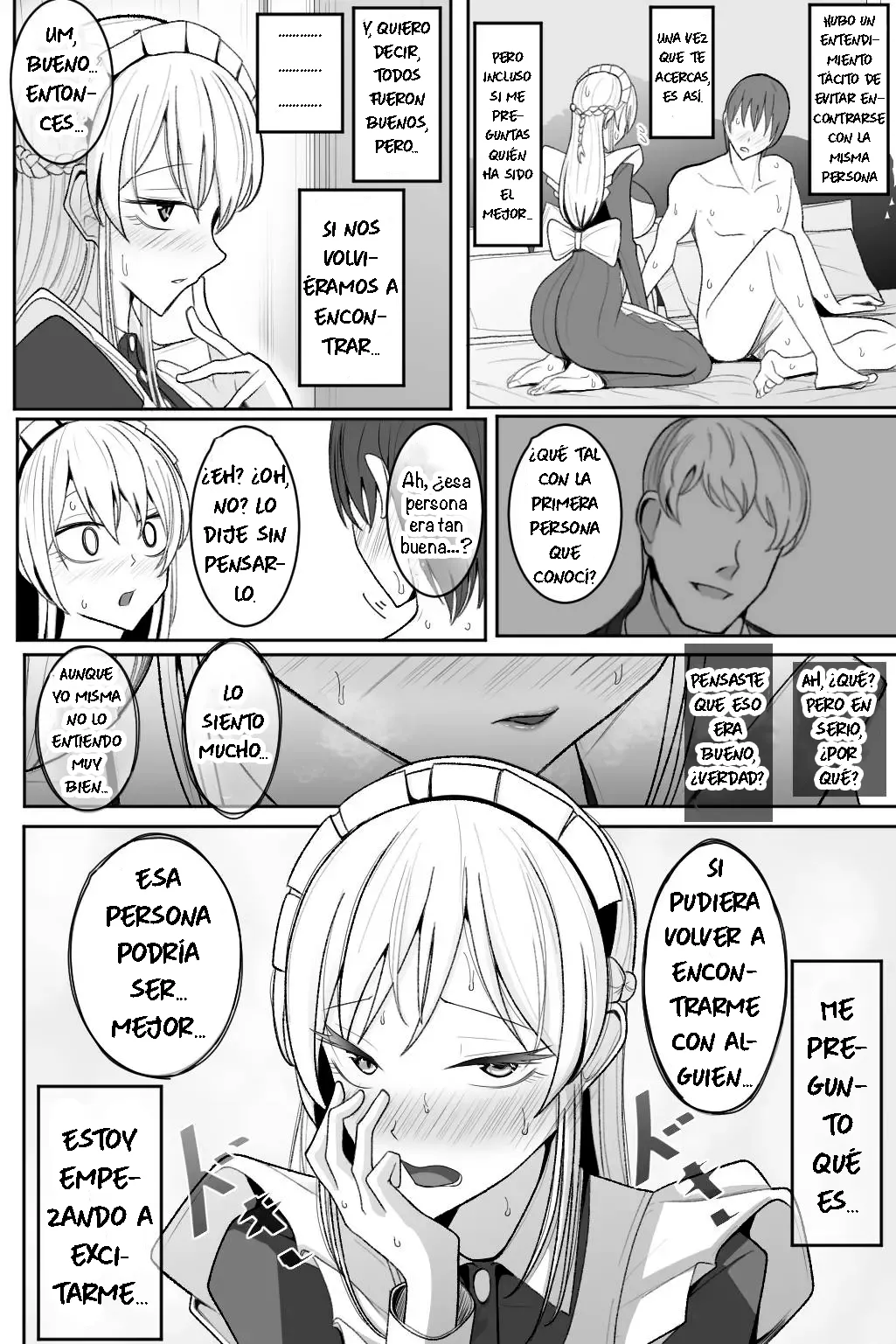 [Bekkou Kansoku] Boku no Maid no Netorase Douga｜El Video Netorase de Mi Criada [Spanish] [La Legión Fantasma] 이미지 번호 43