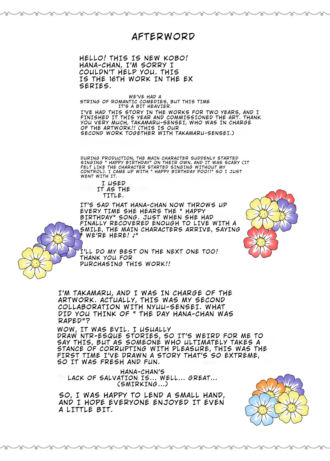 [Nyuu Koubou (Takamaru)] Daisuki Datta Hana-chan ga Happy Birthday-ape Sareta Hi EX Time Slip shite Hannin o Sagashidase!! | The Day my Beloved Hana-chan Got a Happy Birthday Surprise [English] 이미지 번호 30