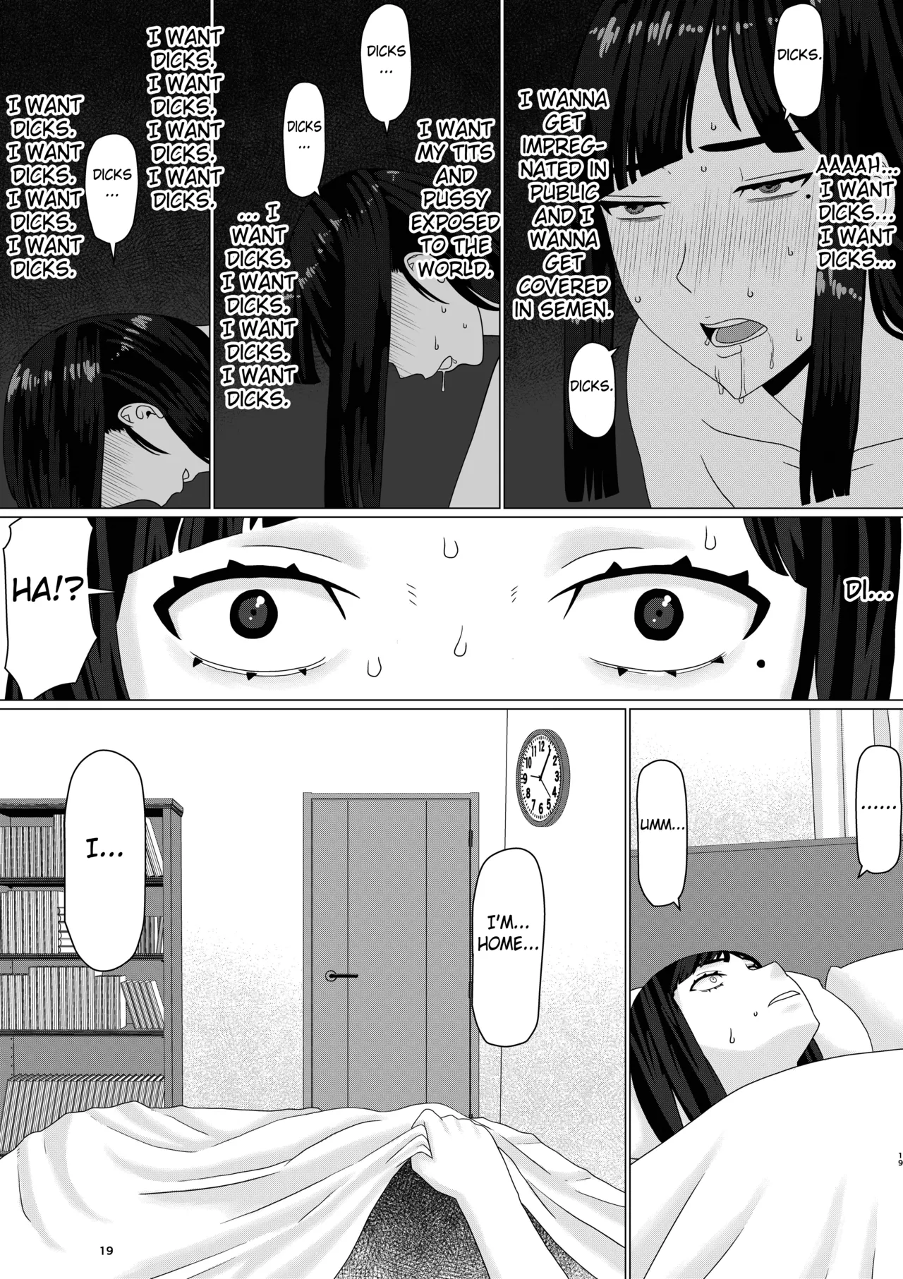 [Jigoku no Nyanko] Chieri-san Can't Lose! 3 - A Perverted Toilet Wife Who Can Be Fertilized With Anyone's Sperm With Her Husband's Approval - Part 2  [English] [Fated Circle] 图片编号 24