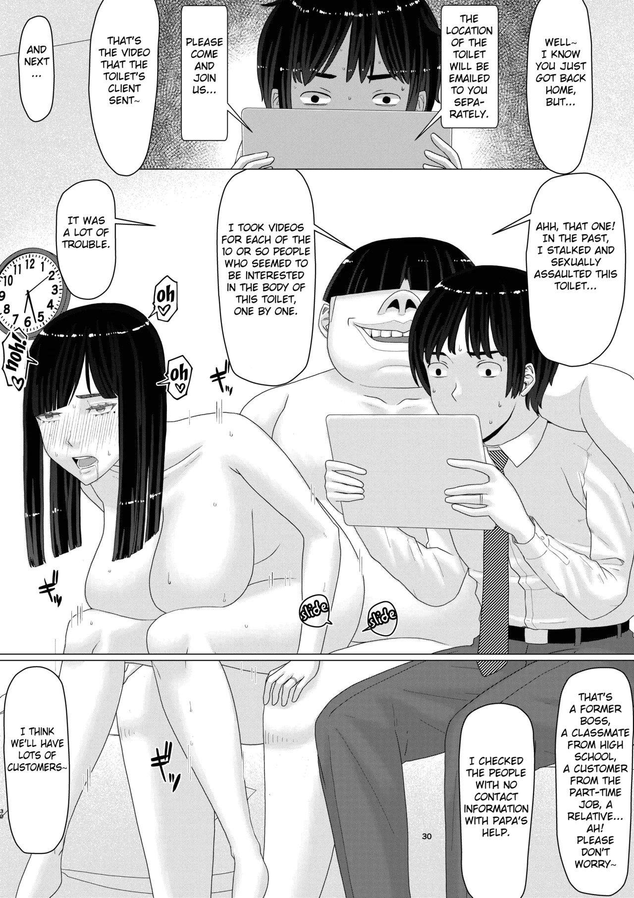 [Jigoku no Nyanko] Chieri-san Can't Lose! 3 - A Perverted Toilet Wife Who Can Be Fertilized With Anyone's Sperm With Her Husband's Approval - Part 2  [English] [Fated Circle] 图片编号 35