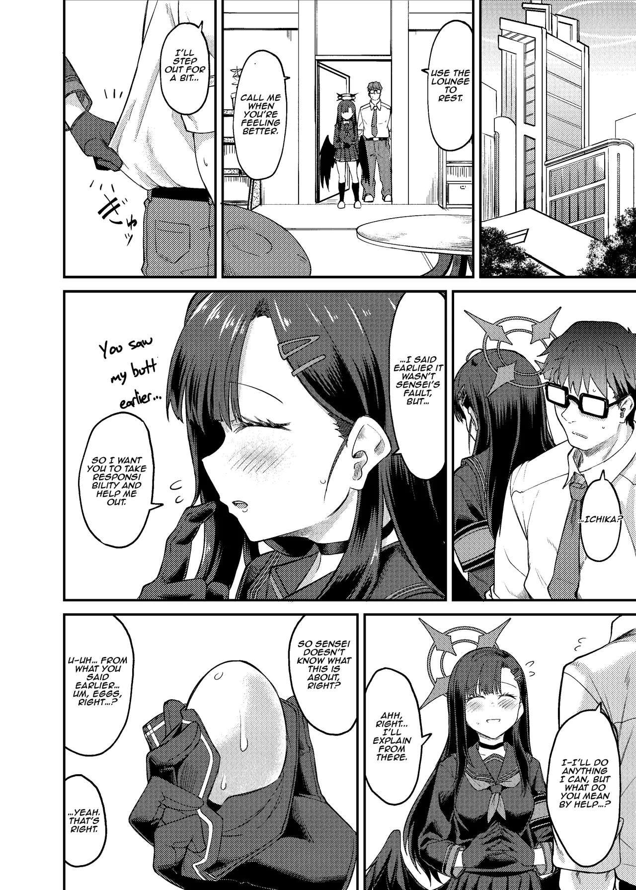 [Hx3I (Hirano Kawajuu)] Ichika Umussu! | Ichika is About to Lay Her Egg! (Blue Archive) [English] [Aishi21] [Digital] numero di immagine  8