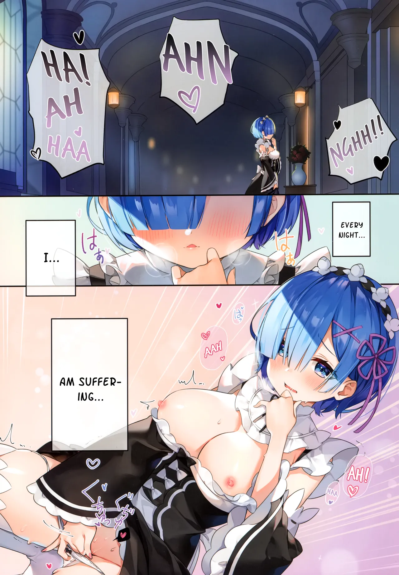 (AC2) [Hachigo (Ayamy)] Rem wa Kyou Zettai Yaritai! | Rem definitely wants to do it today! (Re:Zero kara Hajimeru Isekai Seikatsu) [English] [Betty's TL] [Decensored] 图片编号 2