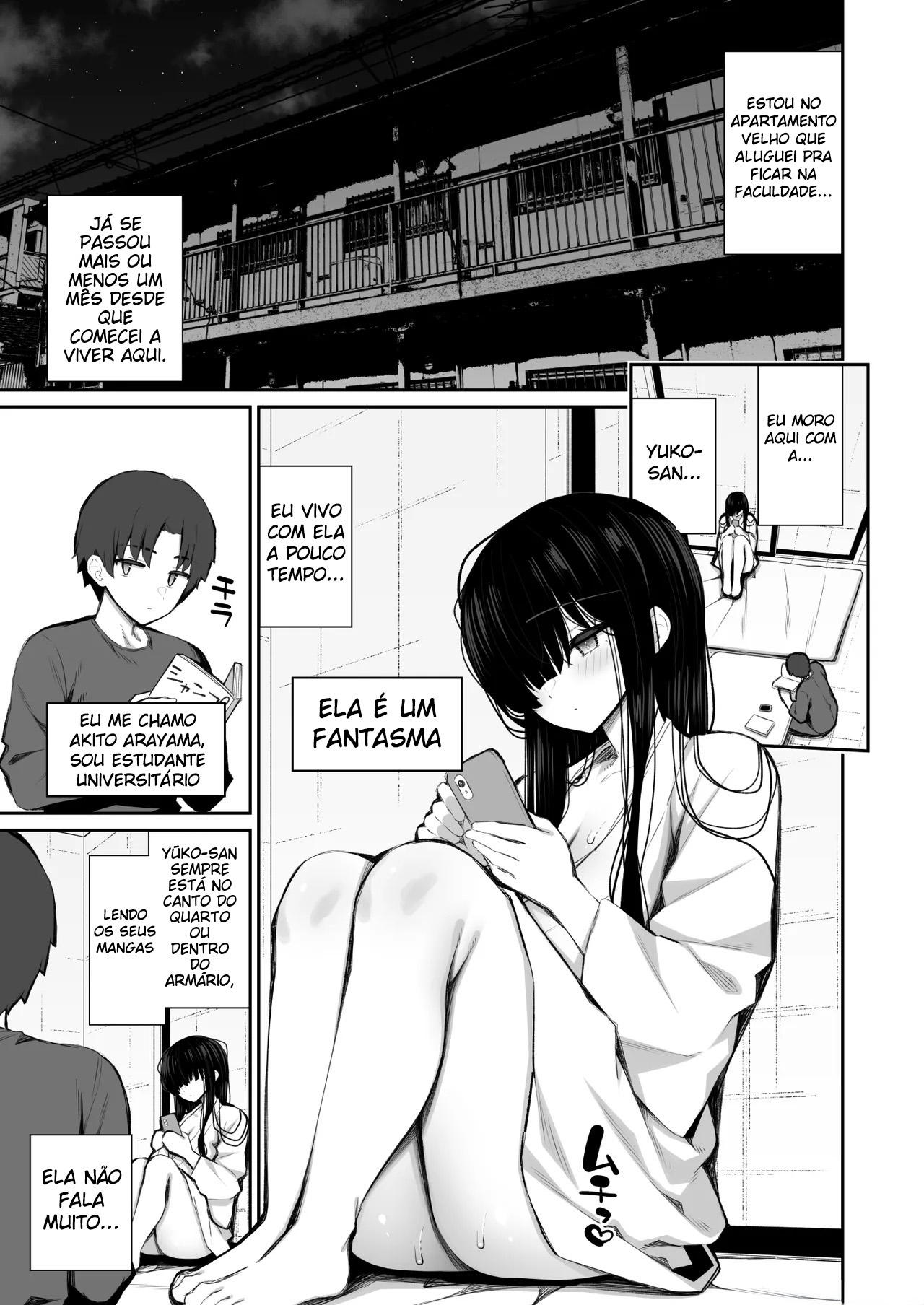 [Izure] Katte ni Sumitsuiteru InCha Yuurei no Karada o Suki Katte suru Hanashi 3 [Portuguese-BR] numero di immagine  2