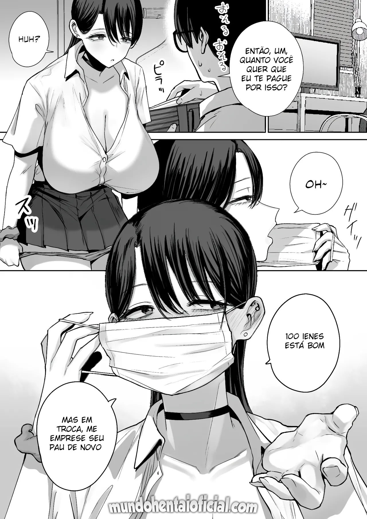 [Hanekkaeri (Ricochet)] Otaku no Boku ni mo Nakadashi Sasete Kureru Yasashii Yariman Bitch Gal [Portuguese-BR] imagen número 46