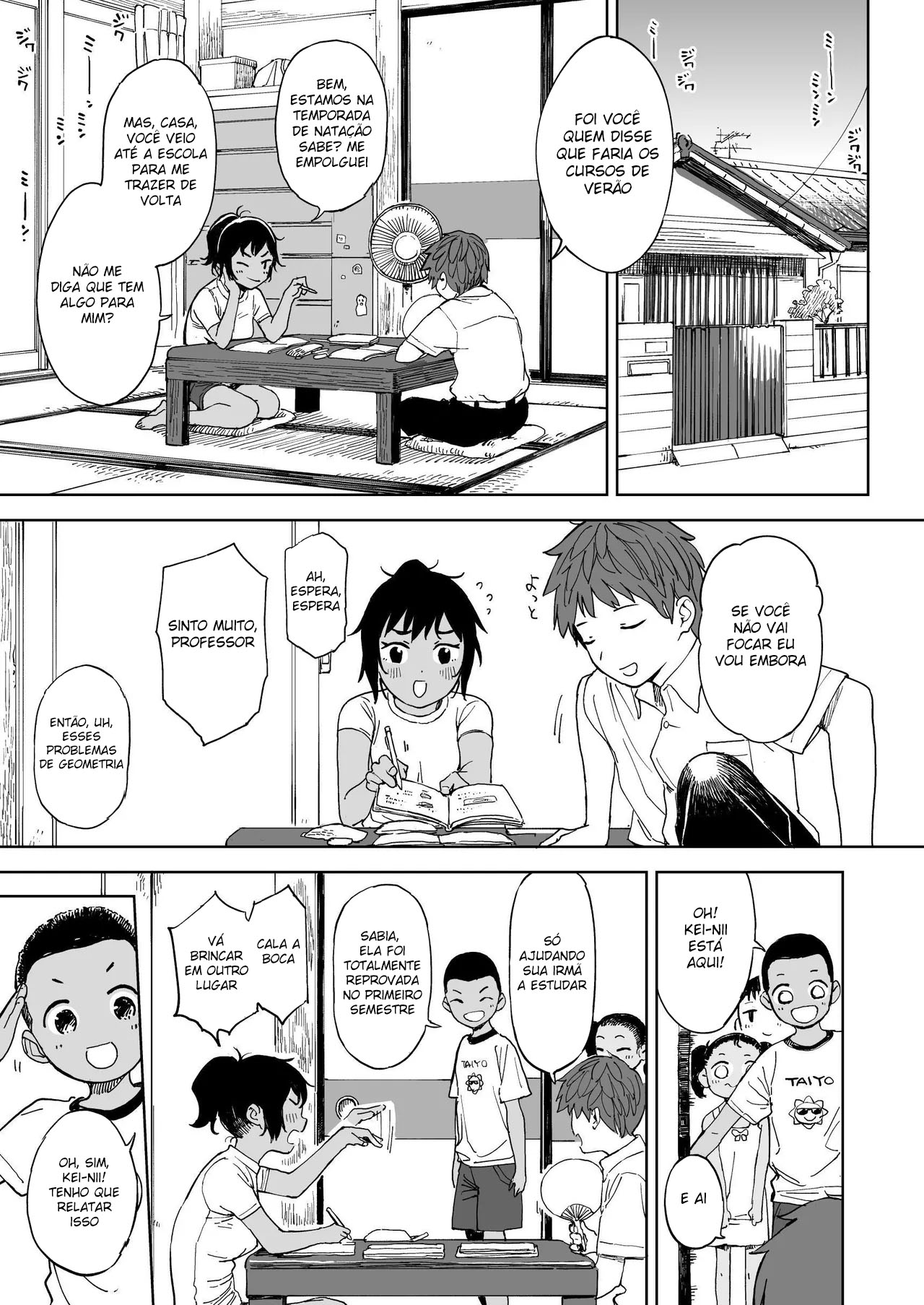 [Sashimi no Wife (Shiden)] Last Summer Vacation [Portuguese-BR] [Digital] imagen número 4