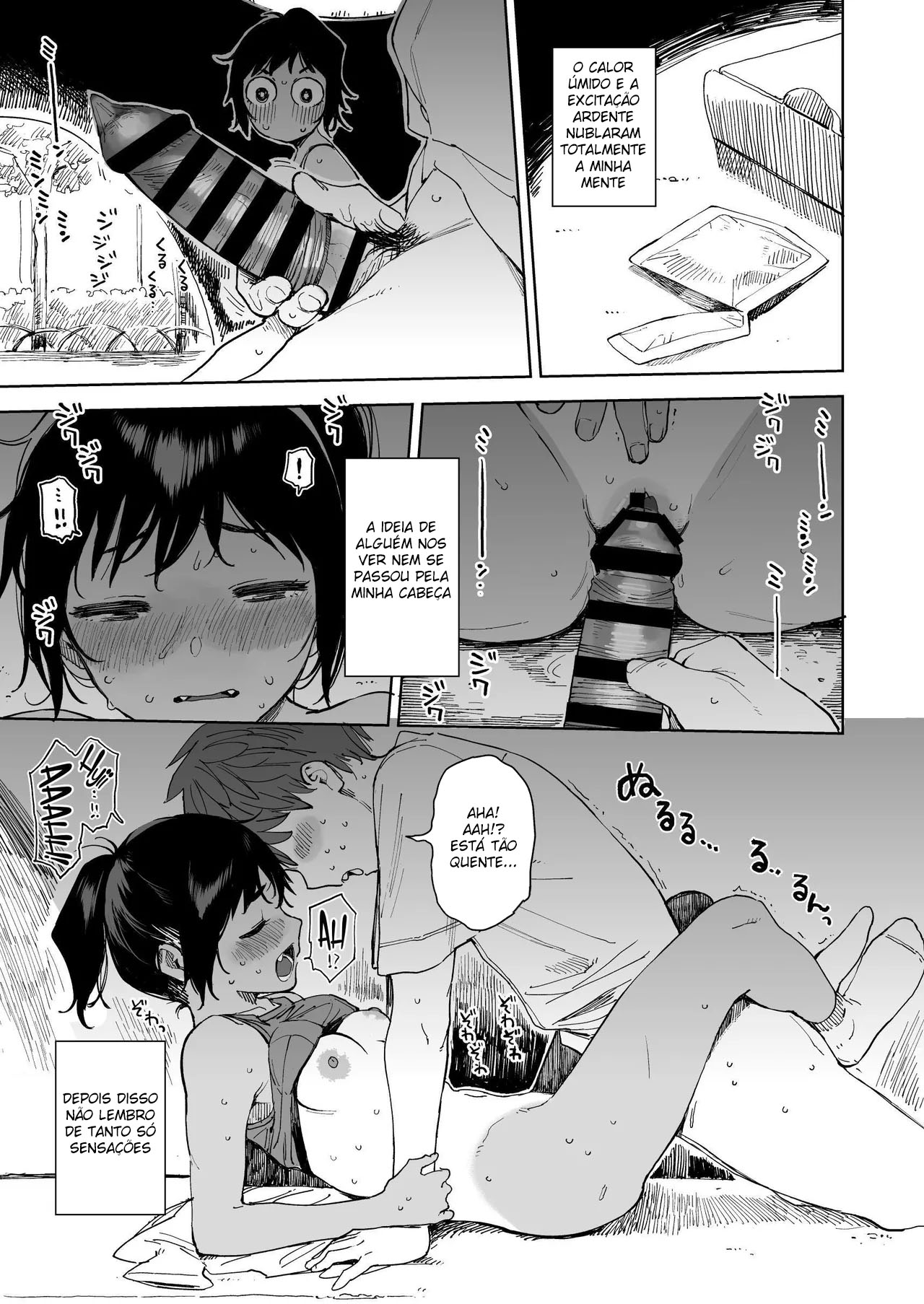 [Sashimi no Wife (Shiden)] Last Summer Vacation [Portuguese-BR] [Digital] imagen número 8