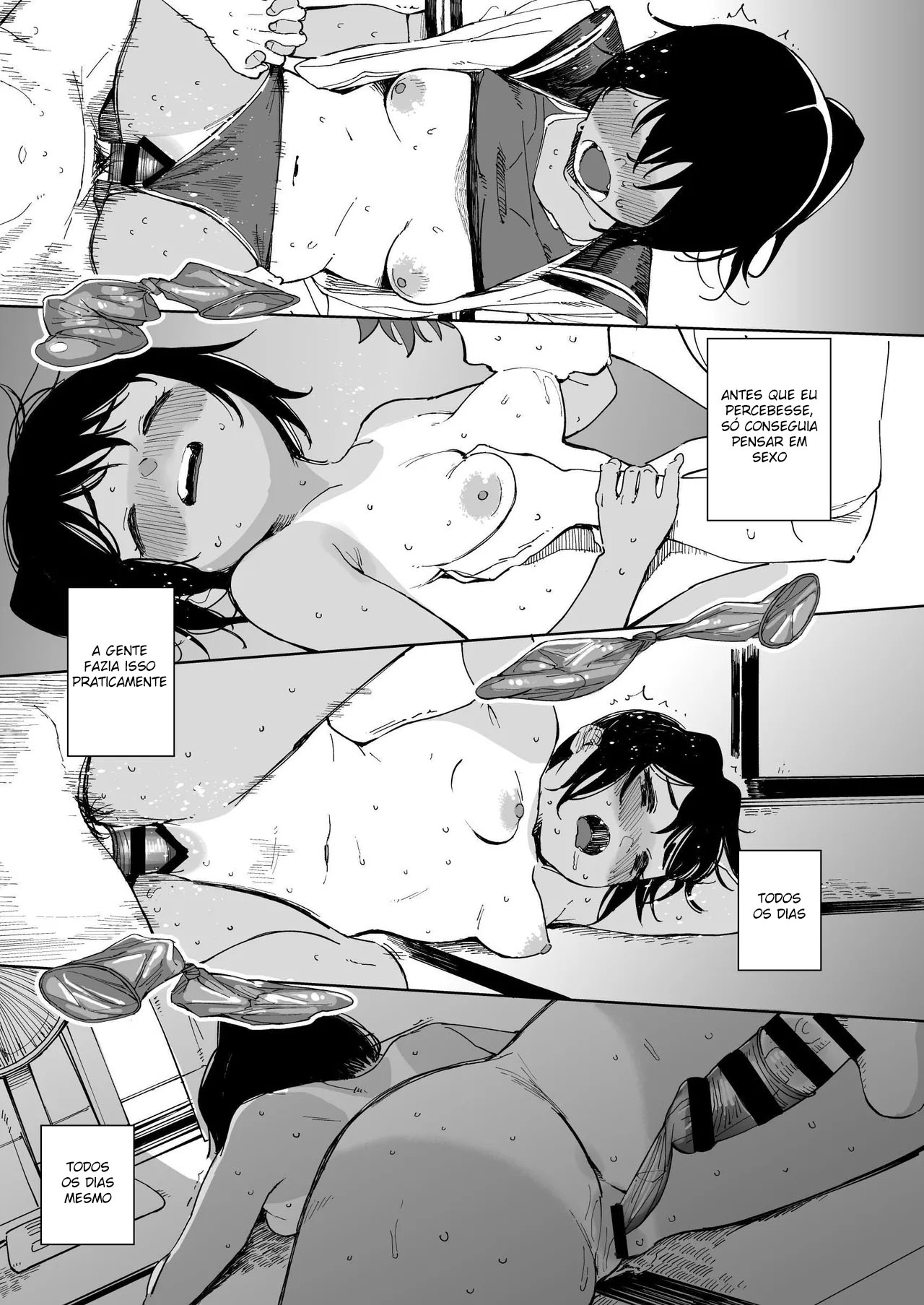 [Sashimi no Wife (Shiden)] Last Summer Vacation [Portuguese-BR] [Digital] imagen número 16