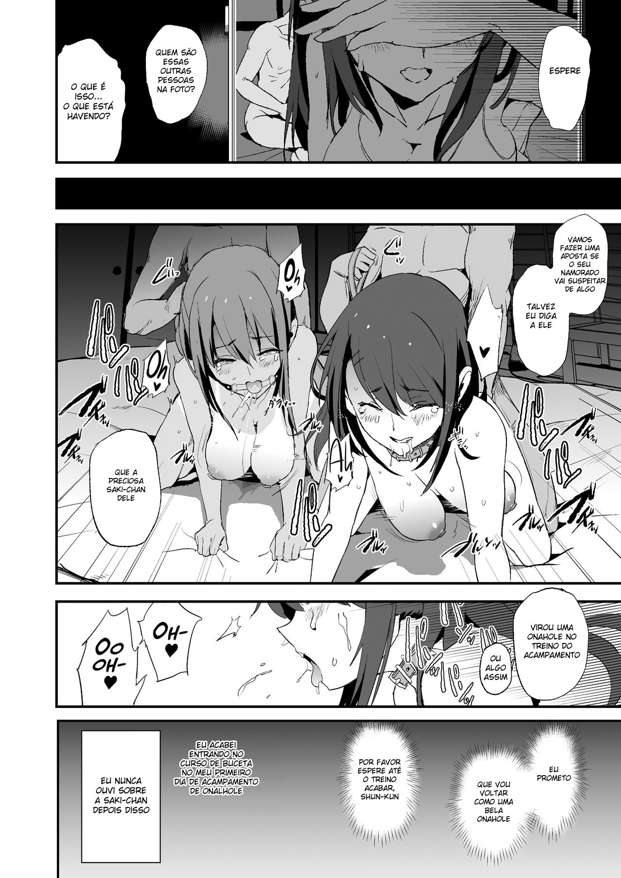 [Yami ni Ugomeku (Dokurosan)] Omae no Nee-chan Onaho Gasshuku Itteru Rashii ze [Portuguese-BR] [Digital] imagen número 39