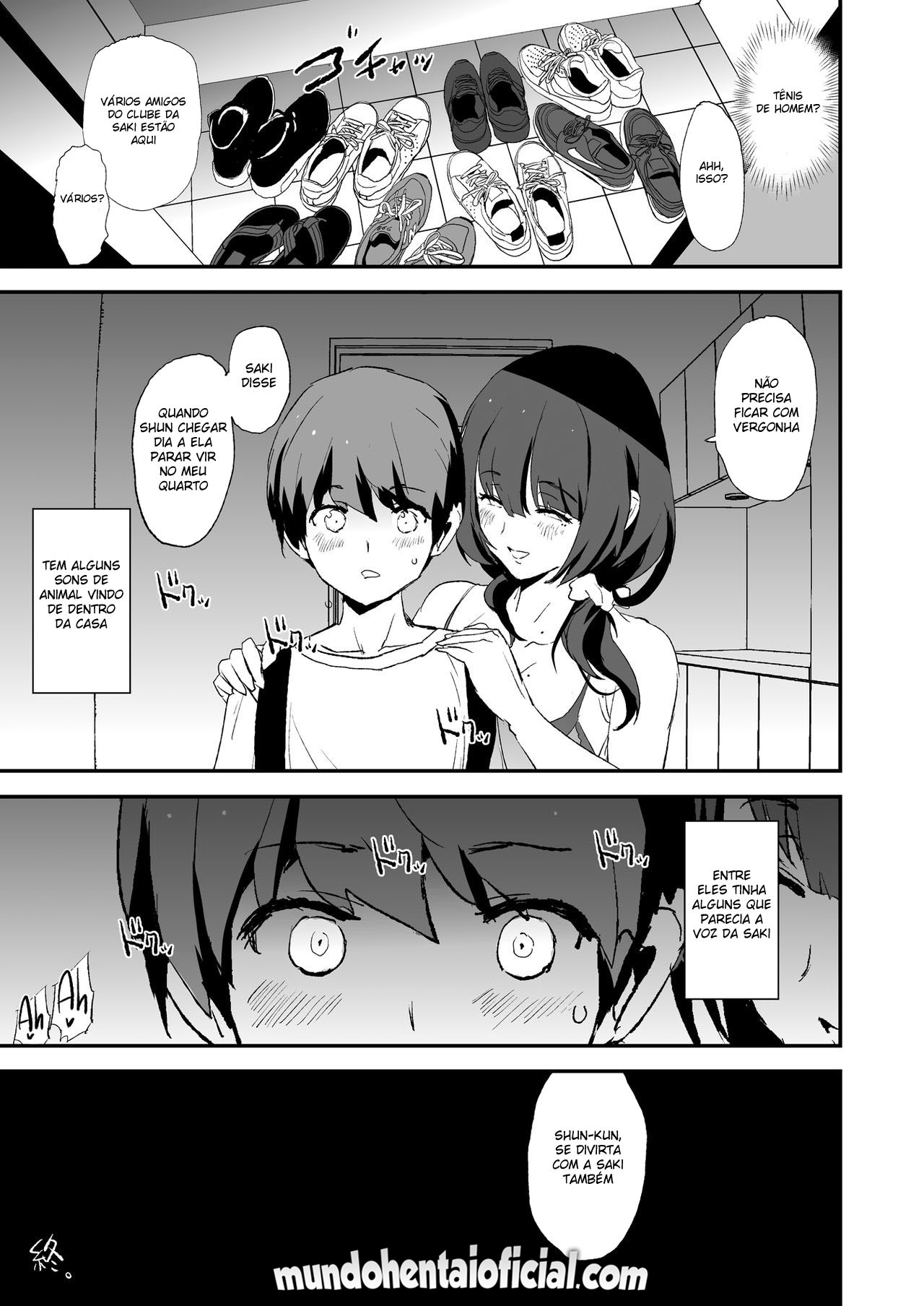 [Yami ni Ugomeku (Dokurosan)] Omae no Nee-chan Onaho Gasshuku Itteru Rashii ze [Portuguese-BR] [Digital] imagen número 42