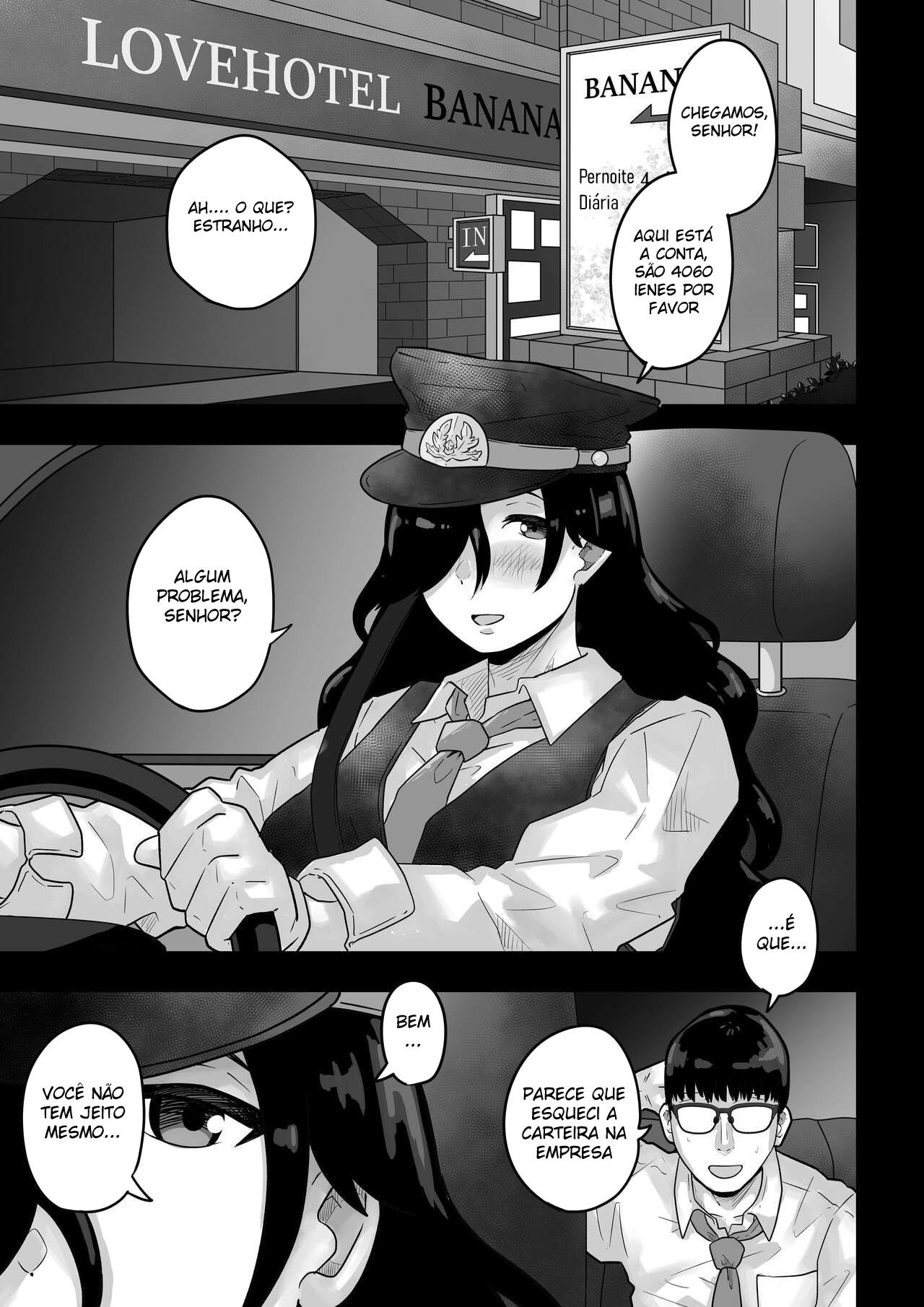 [Mochi Mochi Warabi] Ura Taxi Himitsu no Sex [Portuguese-BR] [Digital] image number 3