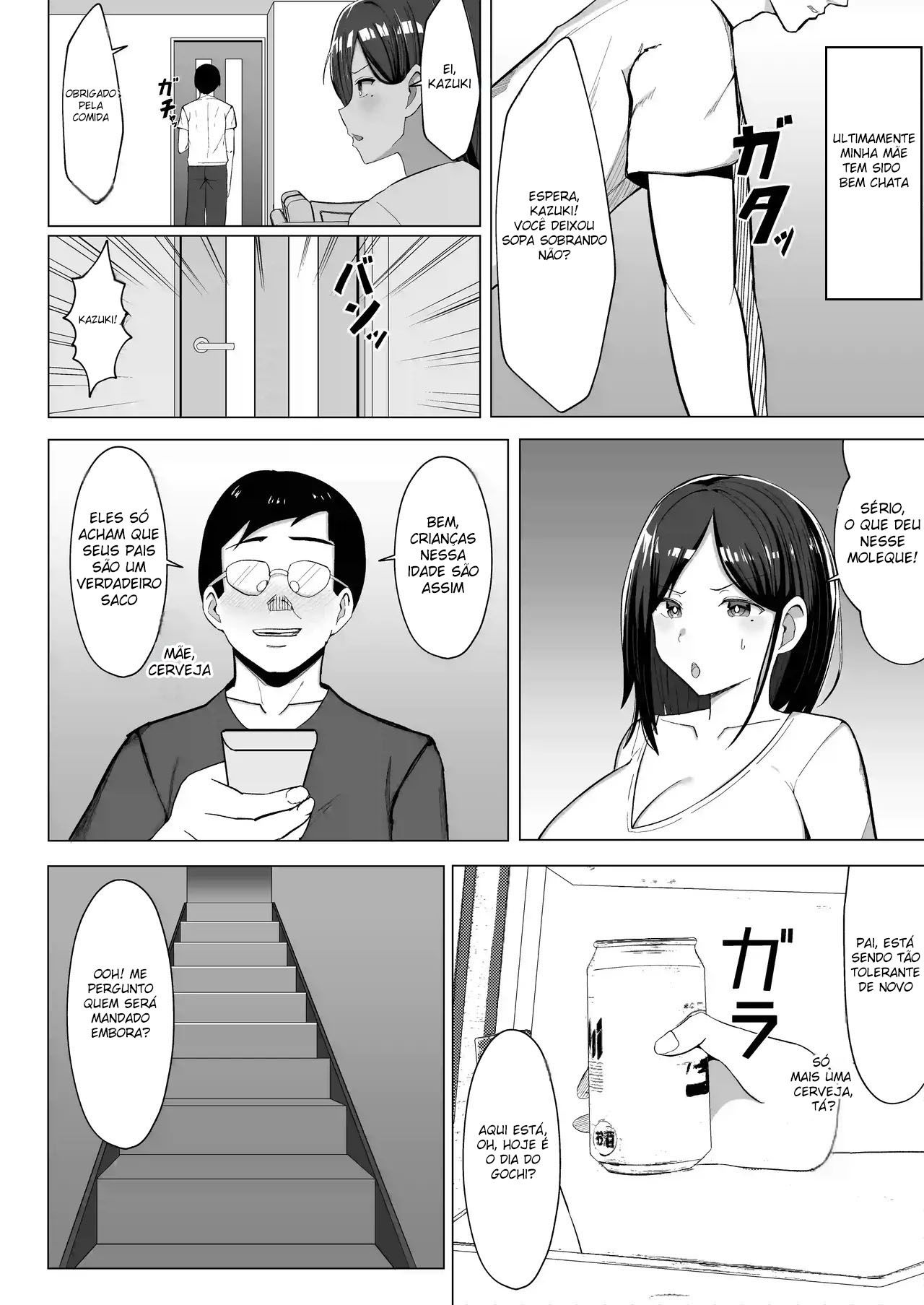 [Mustard Teikoku (Europia)] Kaa-chan to Sex Shinai to Derarenai Heya ~Kuchiurusai Haha to Hankouki no Ore~ [Portuguese-BR] numero di immagine  3