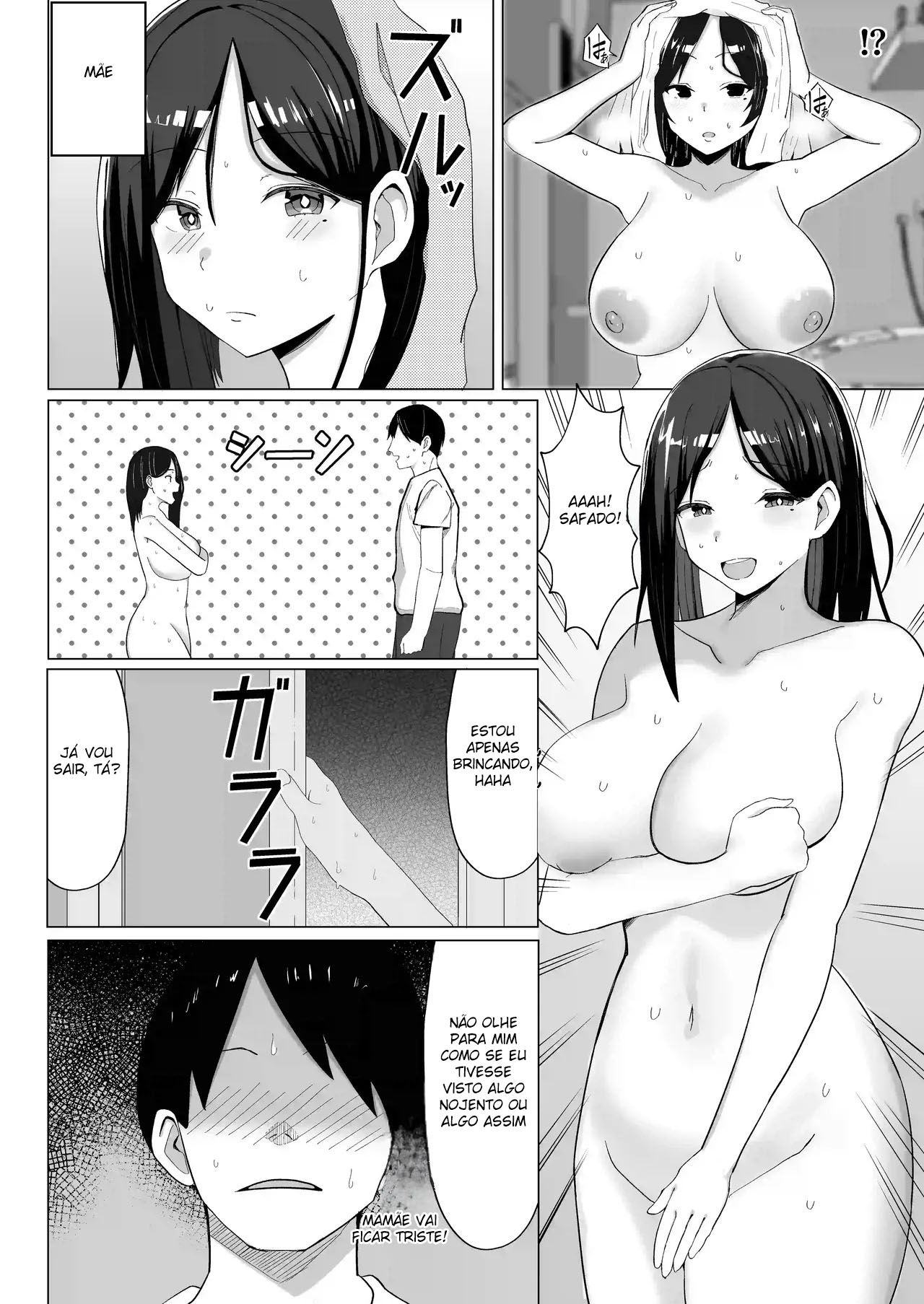 [Mustard Teikoku (Europia)] Kaa-chan to Sex Shinai to Derarenai Heya ~Kuchiurusai Haha to Hankouki no Ore~ [Portuguese-BR] numero di immagine  5