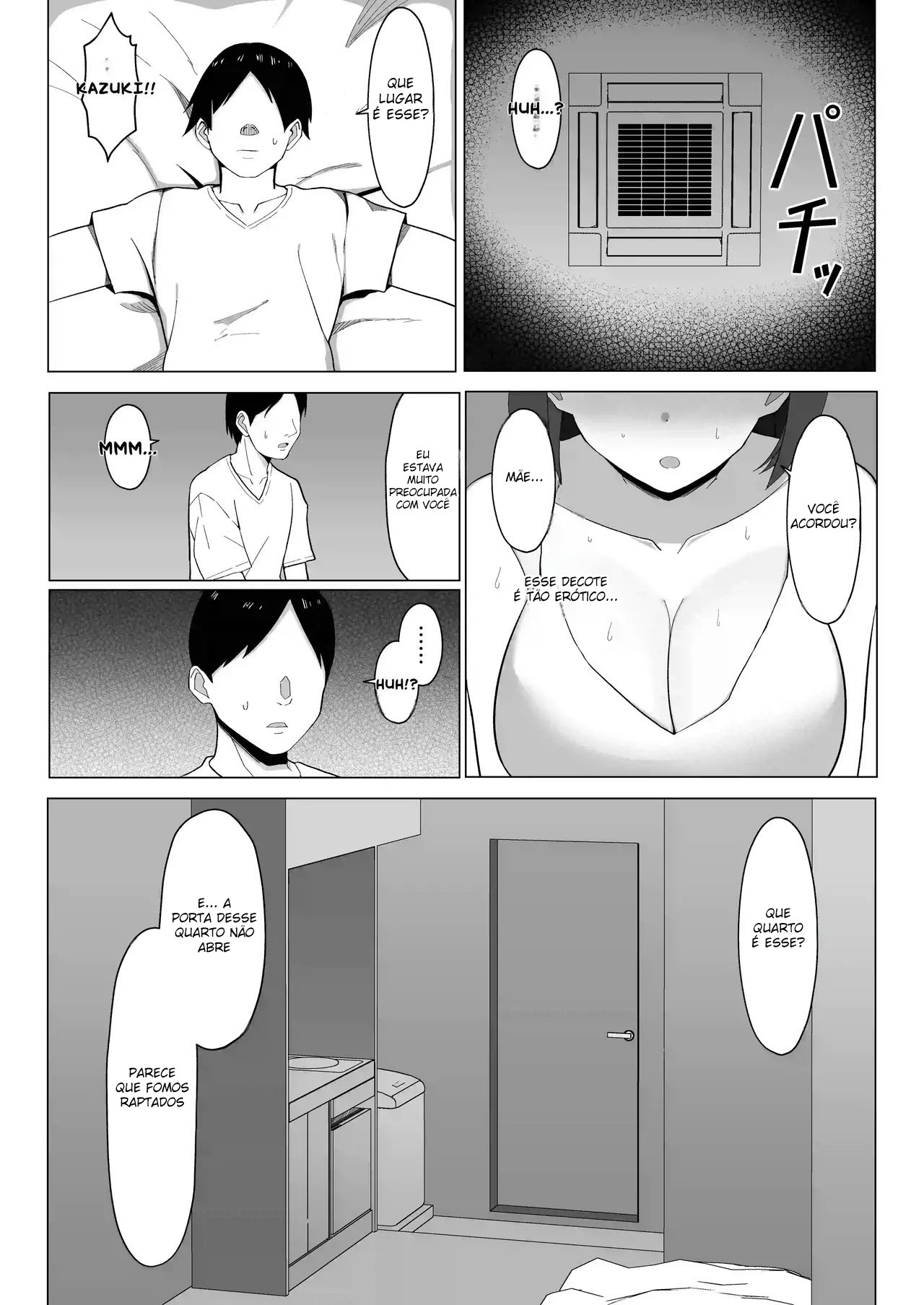 [Mustard Teikoku (Europia)] Kaa-chan to Sex Shinai to Derarenai Heya ~Kuchiurusai Haha to Hankouki no Ore~ [Portuguese-BR] numero di immagine  12