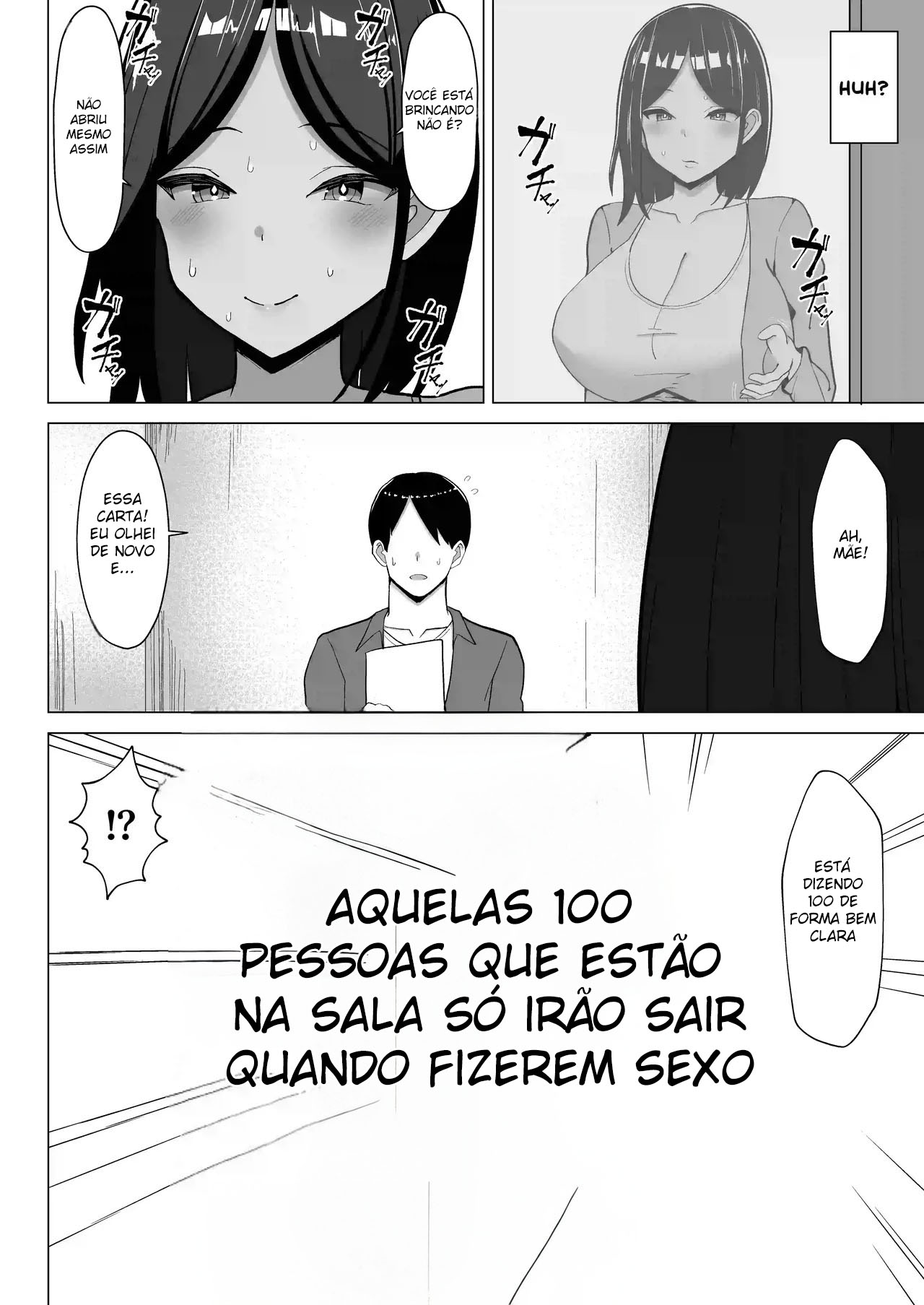 [Mustard Teikoku (Europia)] Kaa-chan to Sex Shinai to Derarenai Heya ~Kuchiurusai Haha to Hankouki no Ore~ [Portuguese-BR] numero di immagine  47