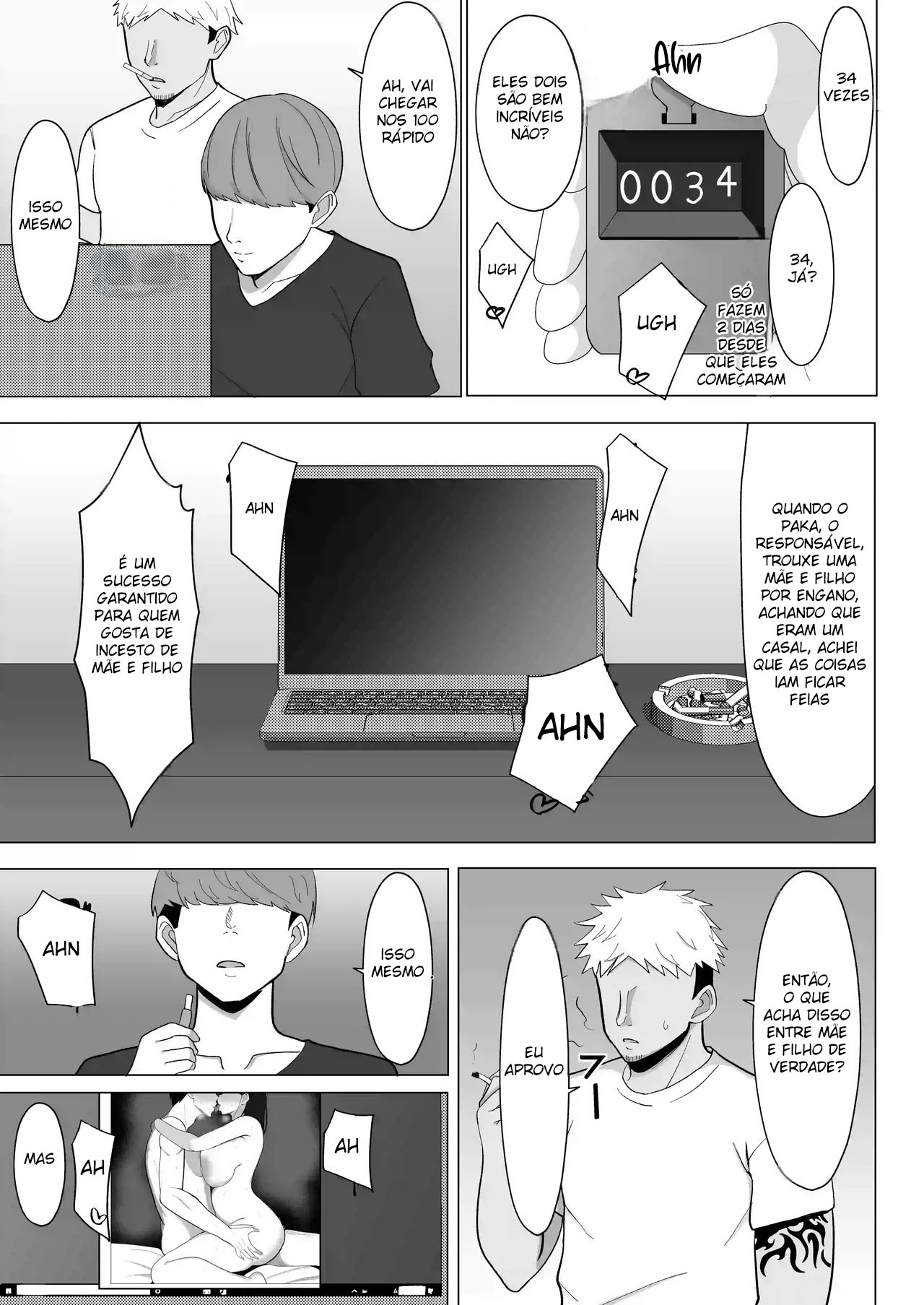 [Mustard Teikoku (Europia)] Kaa-chan to Sex Shinai to Derarenai Heya ~Kuchiurusai Haha to Hankouki no Ore~ [Portuguese-BR] numero di immagine  56