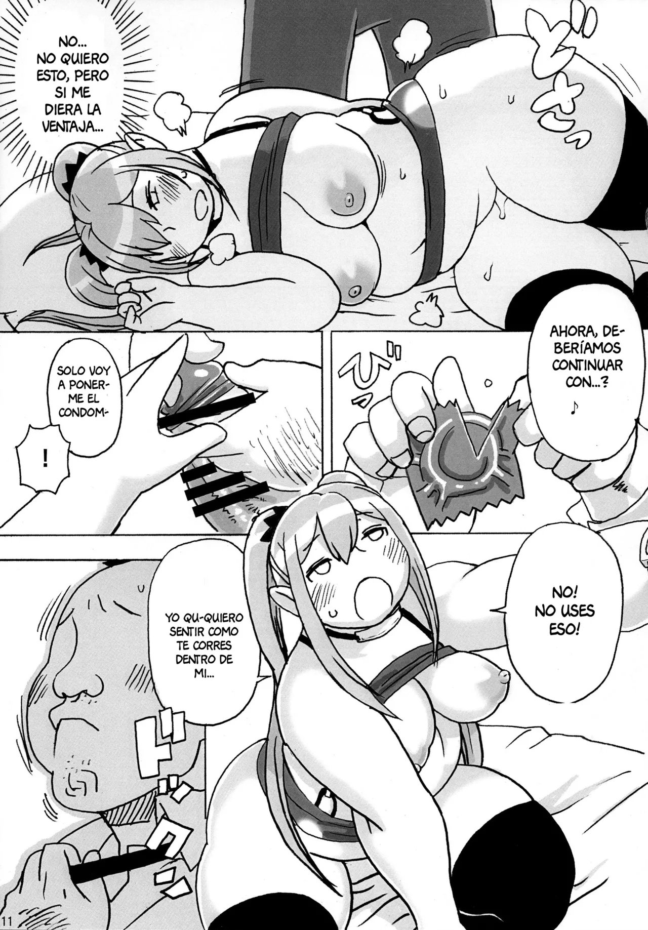 (C94) [UNKNOWN MEAT (Kojima Video)] Ochikobore Succubus｜Súcubo Incapaz [Spanish] [Anything] image number 11