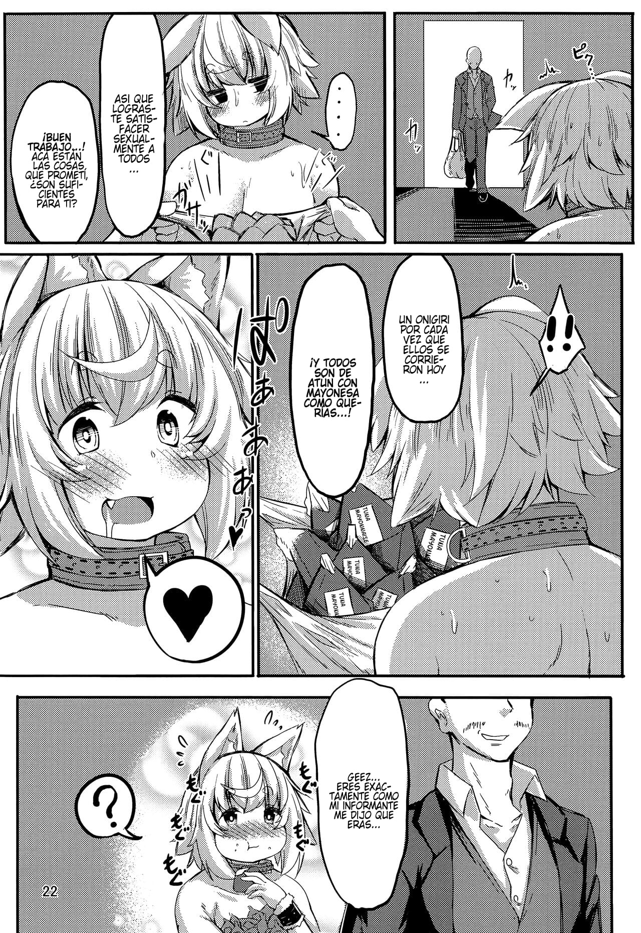 (Kouroumu 16) [Shishi no Inugoya (Shishi Juuroku)] Tsunagareta Momiji｜Momiji Atada (Touhou Project) [Spanish] [Los causas que te alegran la noche] numero di immagine  22