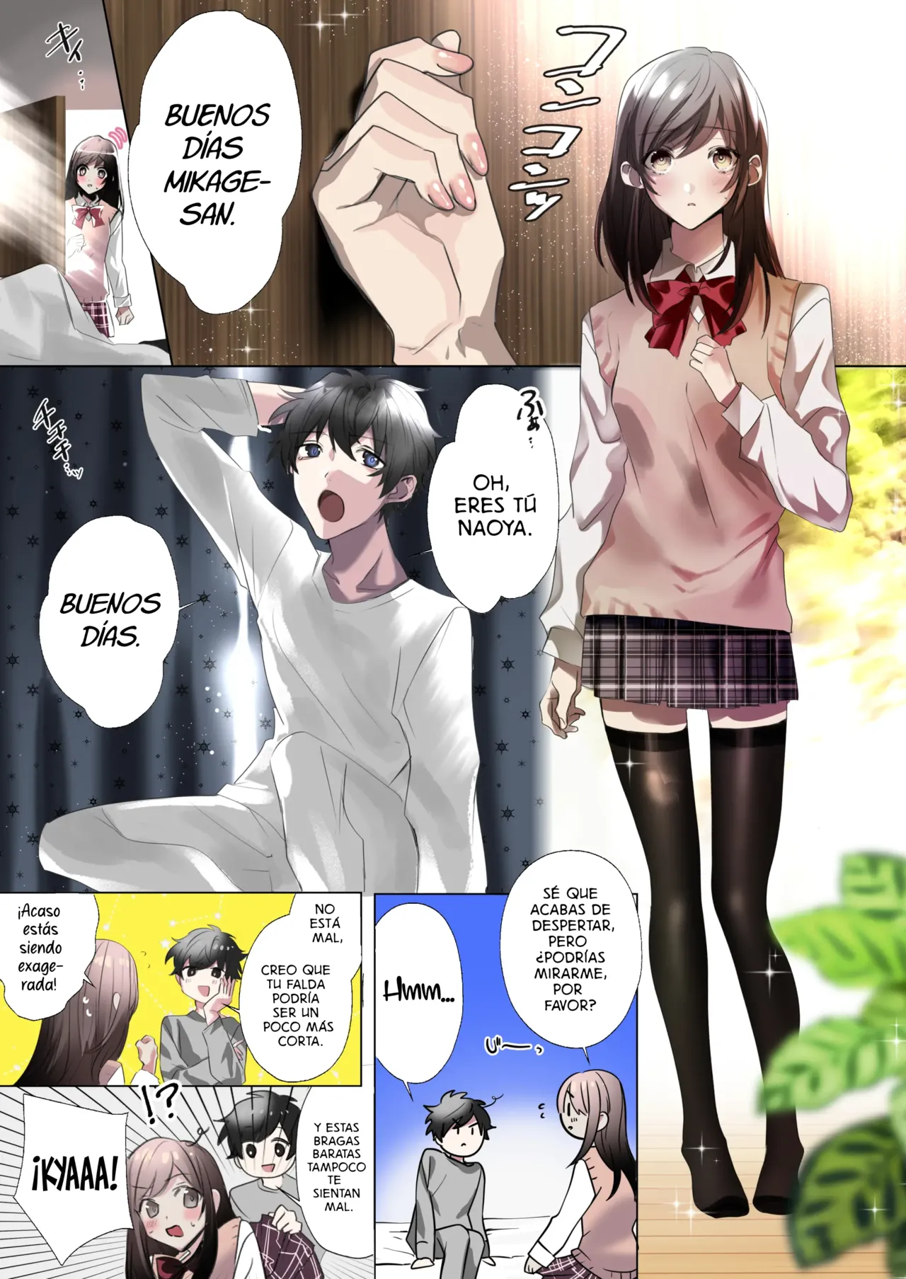 My Erotic Love Triangle Relationship After Bodyswpping With A Classmate!? [TF SCANS] image number 1