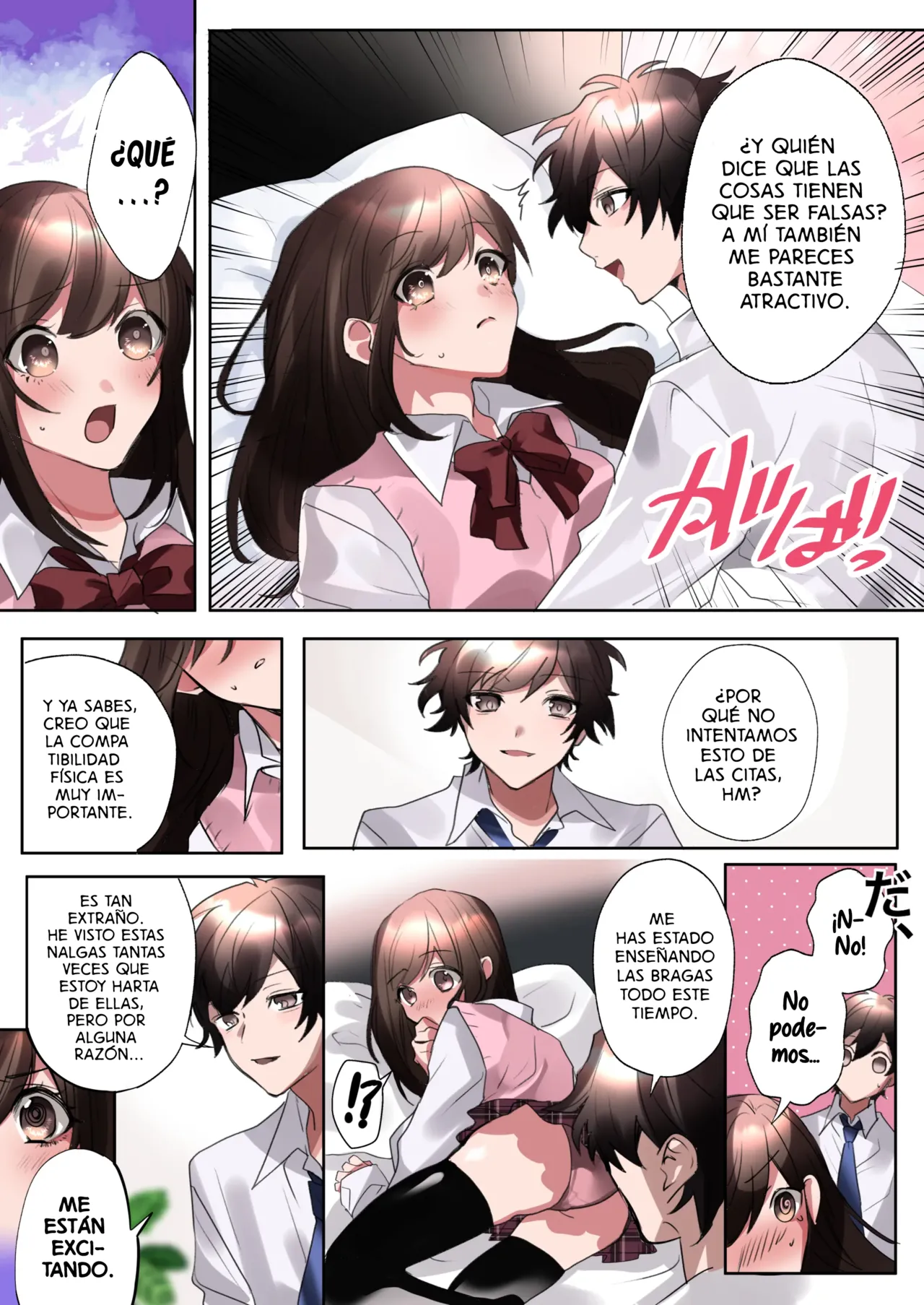 My Erotic Love Triangle Relationship After Bodyswpping With A Classmate!? [TF SCANS] image number 10
