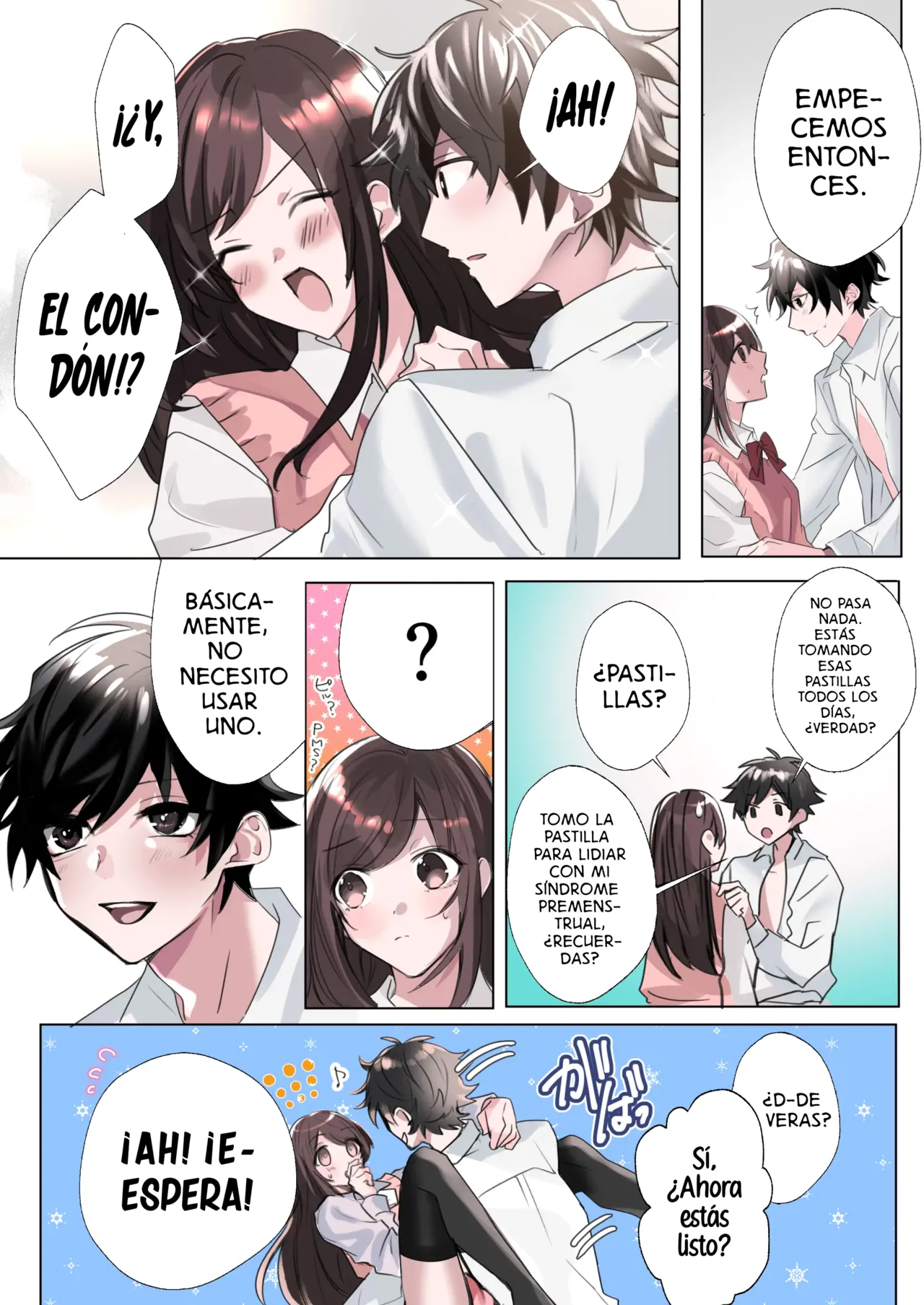 My Erotic Love Triangle Relationship After Bodyswpping With A Classmate!? [TF SCANS] image number 15