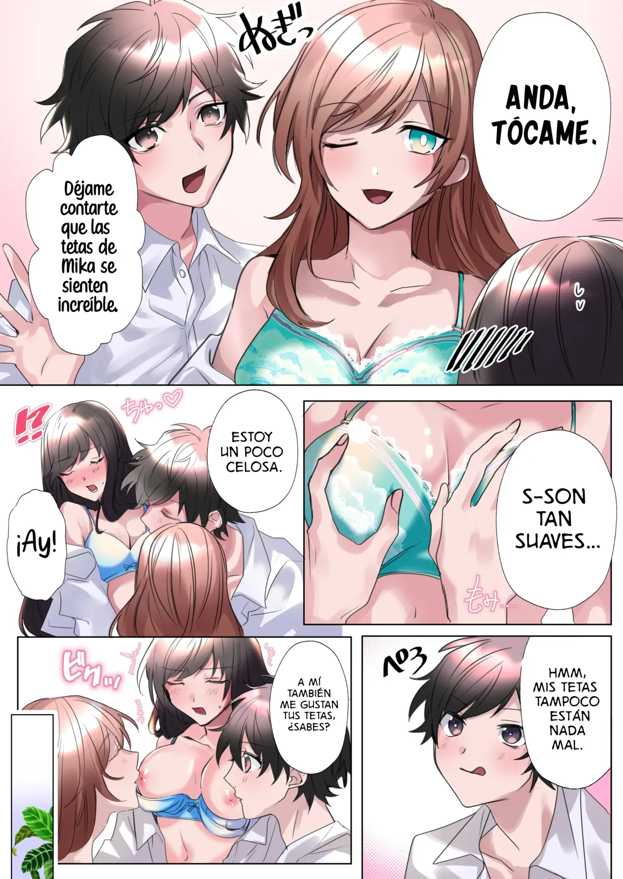 My Erotic Love Triangle Relationship After Bodyswpping With A Classmate!? [TF SCANS] image number 26